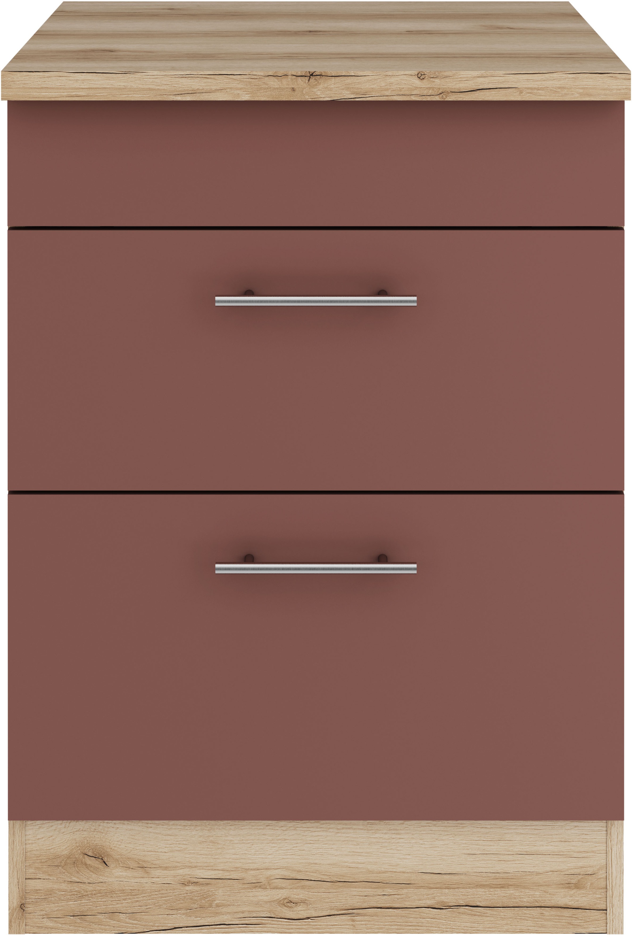 OPTIFIT Kochfeldumbauschrank "Bella" Breite 60 cm, für Kochfelder, 2 Auszüge