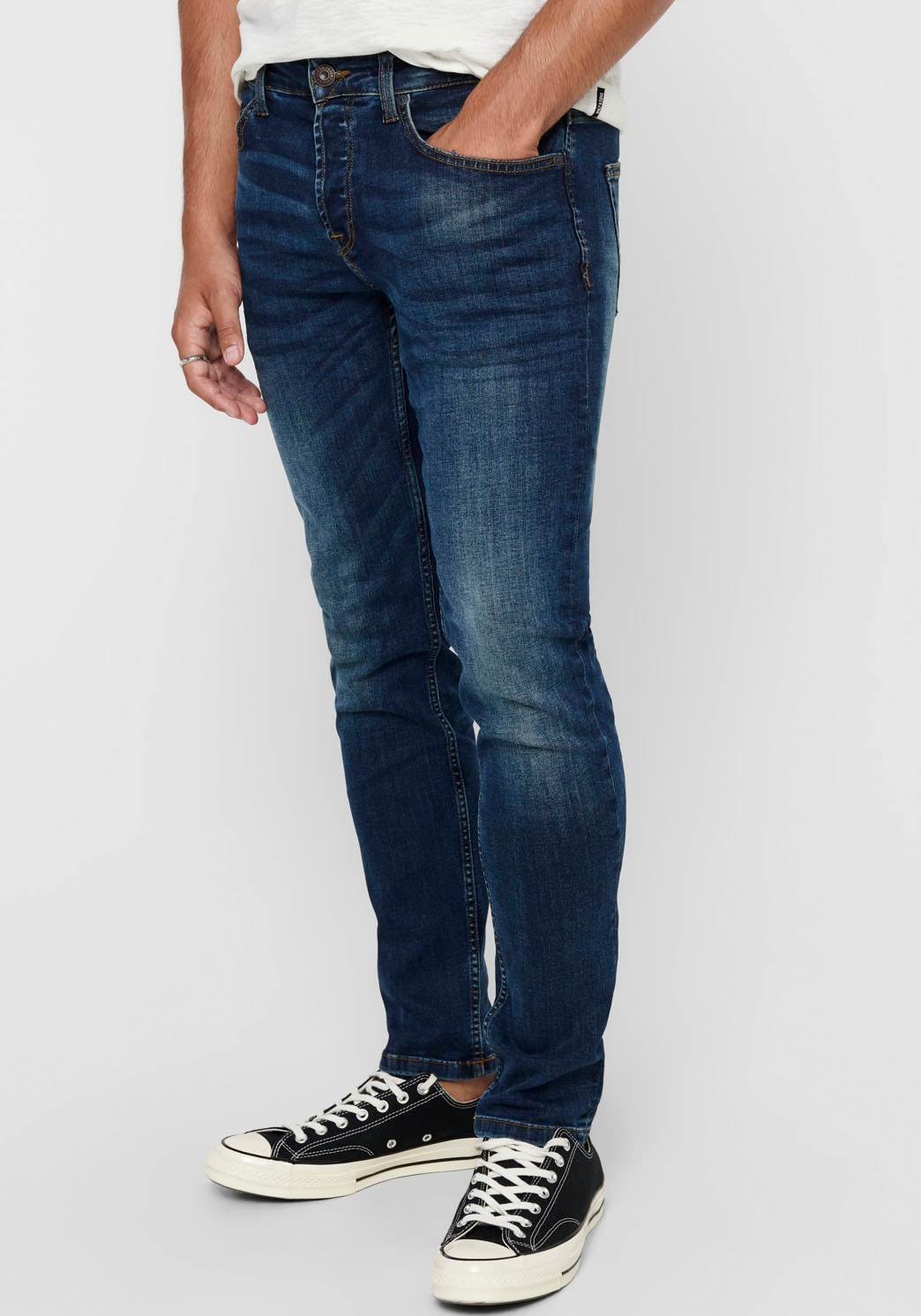 ONLY & SONS Regular-fit-Jeans »ONSWEFT REGULAR MAT DNM NOOS«