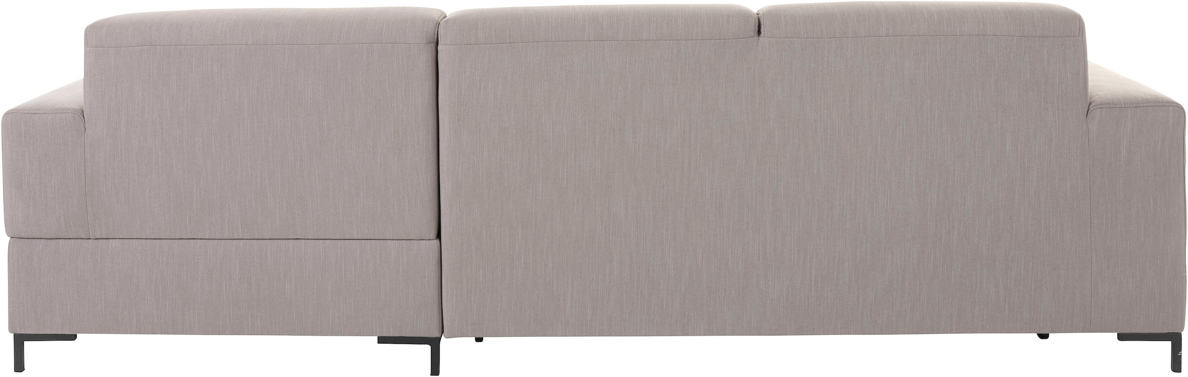GOODproduct Ecksofa »Grazzo, zeitlos und elegant, mit moderner Sitzheftung, L-Form«, hochwertige Stoffe aus recyceltem Material, Steppung im Sitzbereich