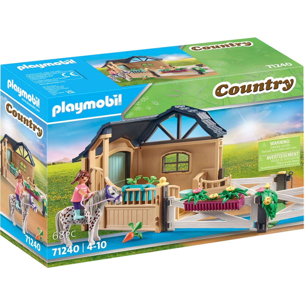 Playmobil® Konstruktions-Spielset »Reitstallerweiterung (71240), Country«, (68 St.)
