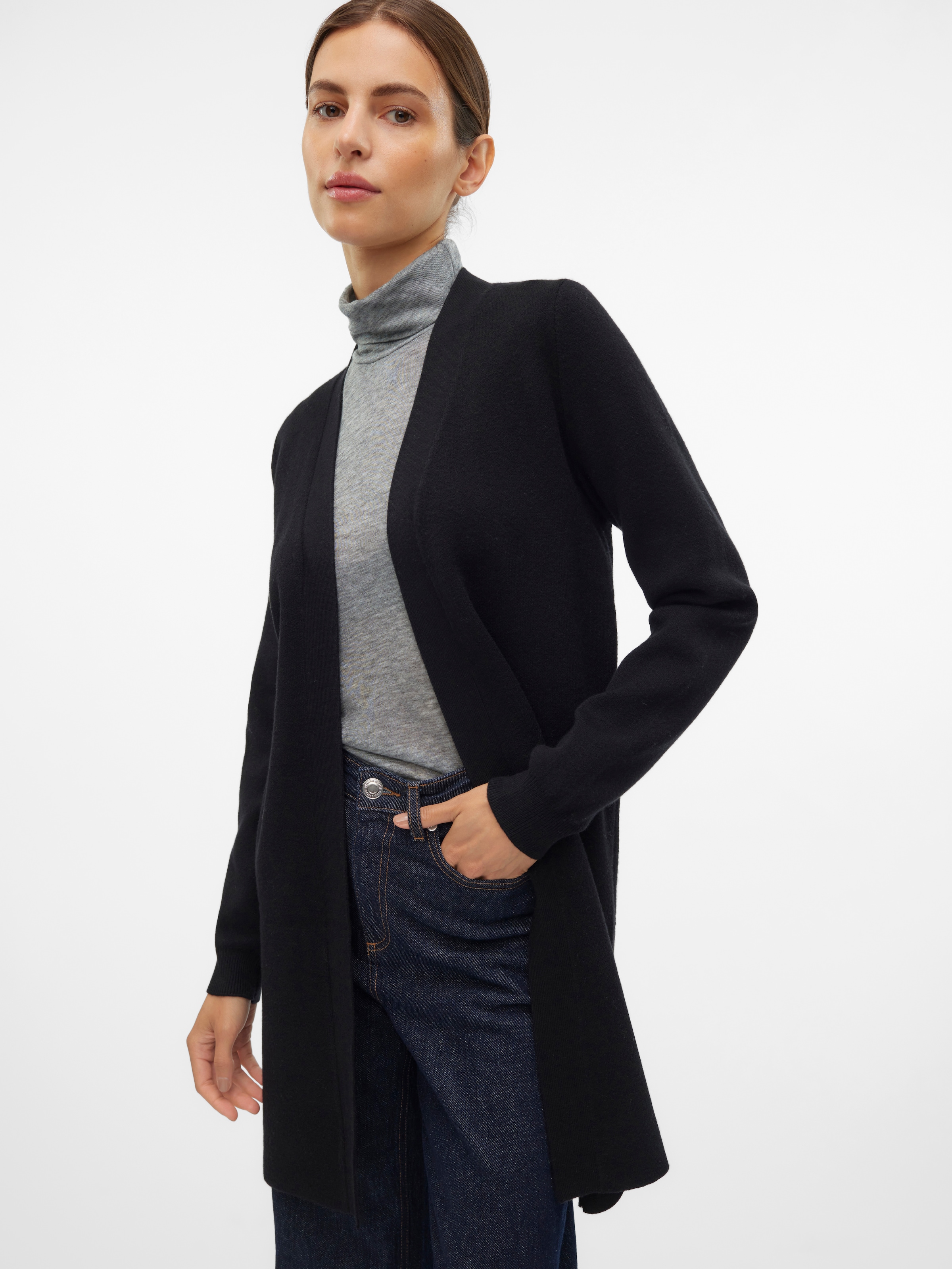 Vero Moda Strickjacke »VMNANCY LS OPEN CARDIGAN BOO«