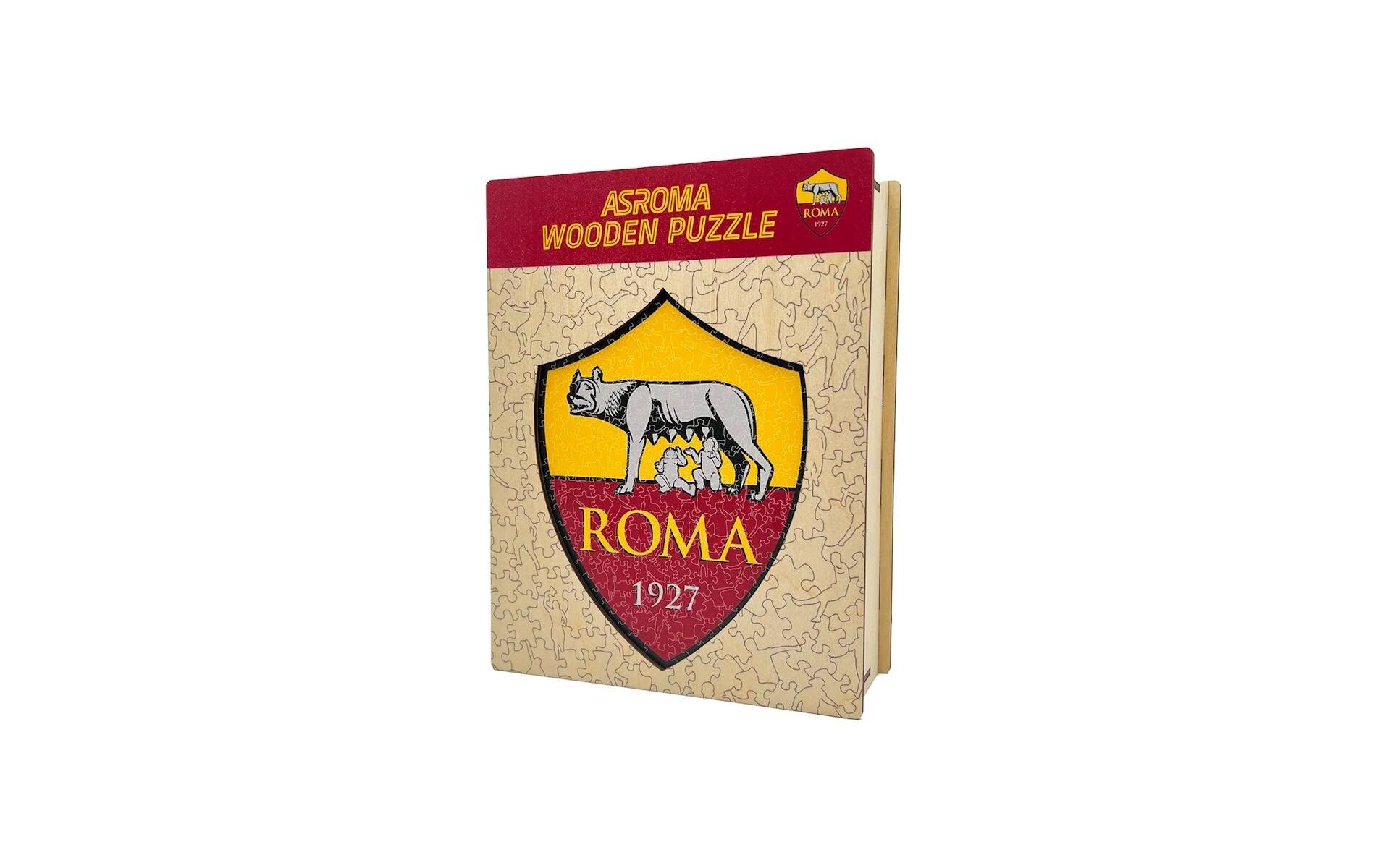 Puzzle »Iconic AS Roma – Logo«, Holzart: Birke (Herkunftsland: China)