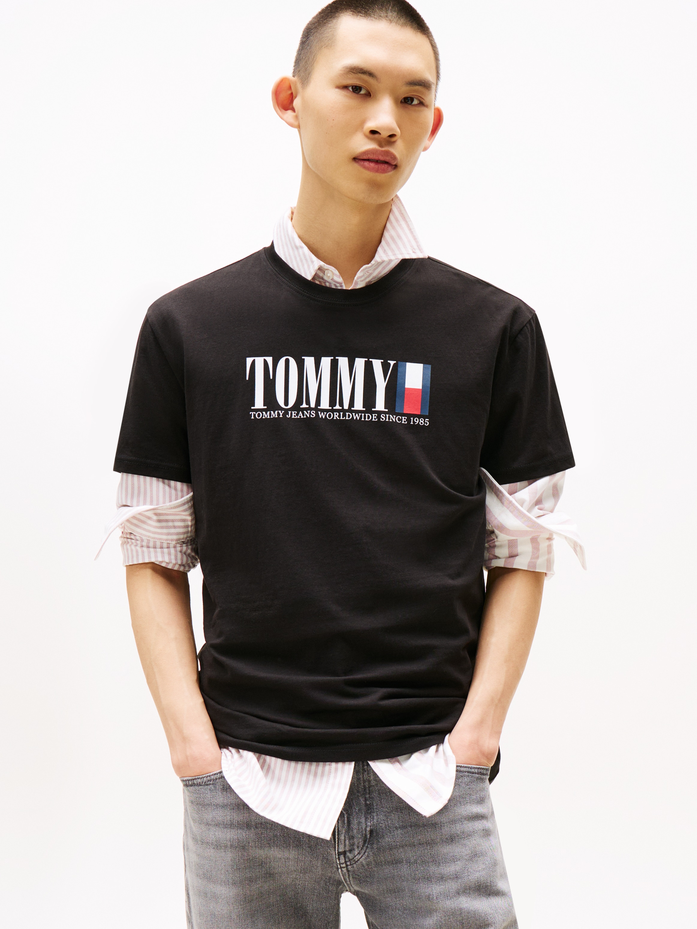 Tommy Jeans T-Shirt "TJM REG TOMMY DNA FLAG TEE EXT"
