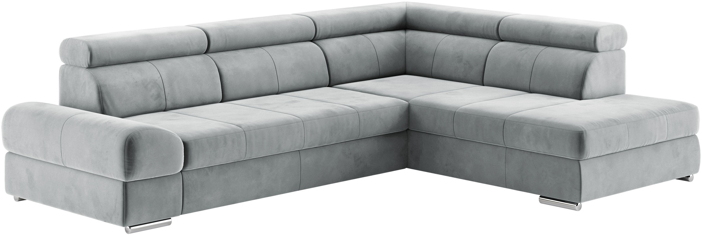 sit&more Ecksofa »Broadway L-Form«, mit verstellbaren Kopfteilen, wahlweise mit Bettfunktion