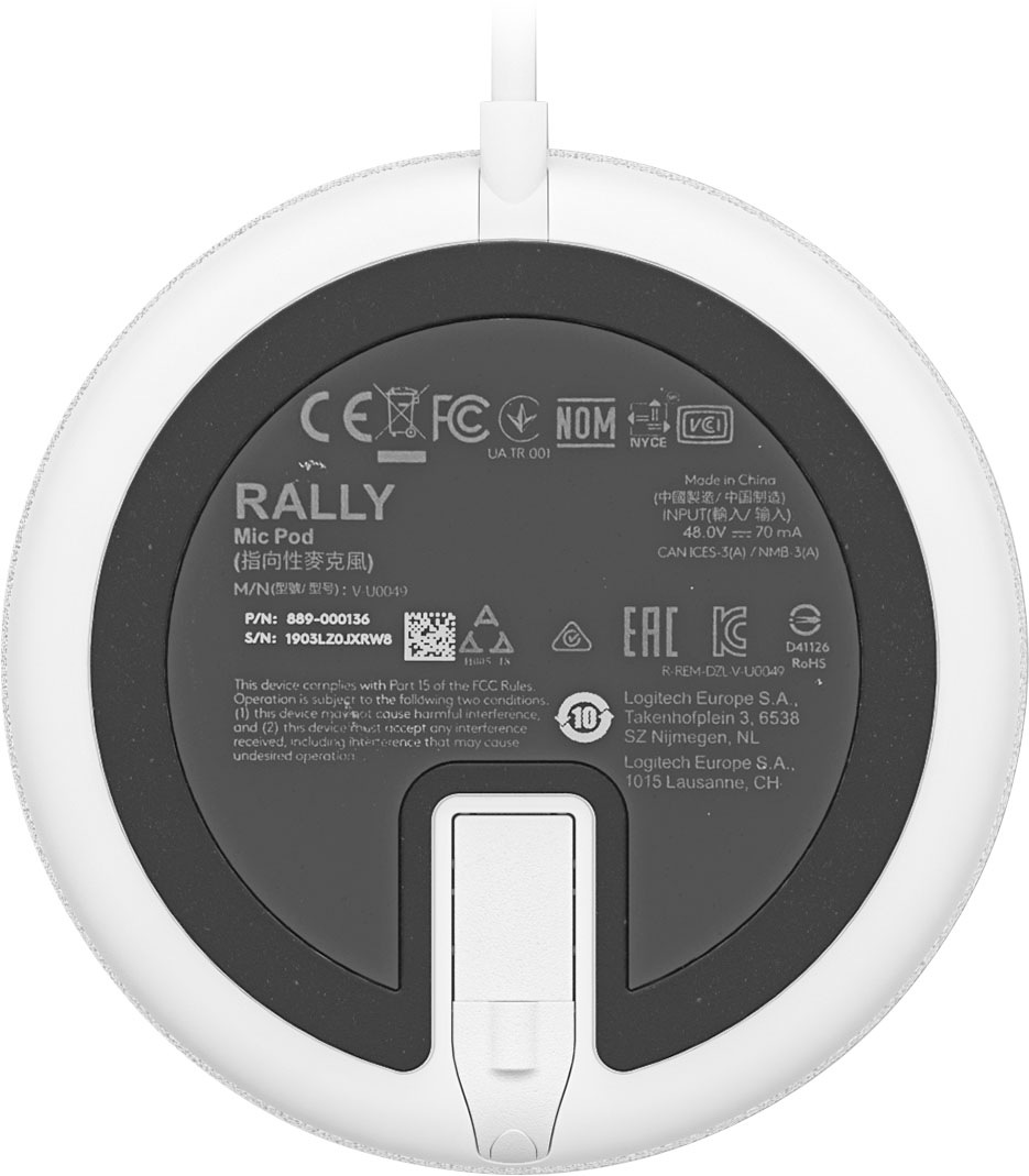 Logitech Mikrofon »Rally Mic Pod«