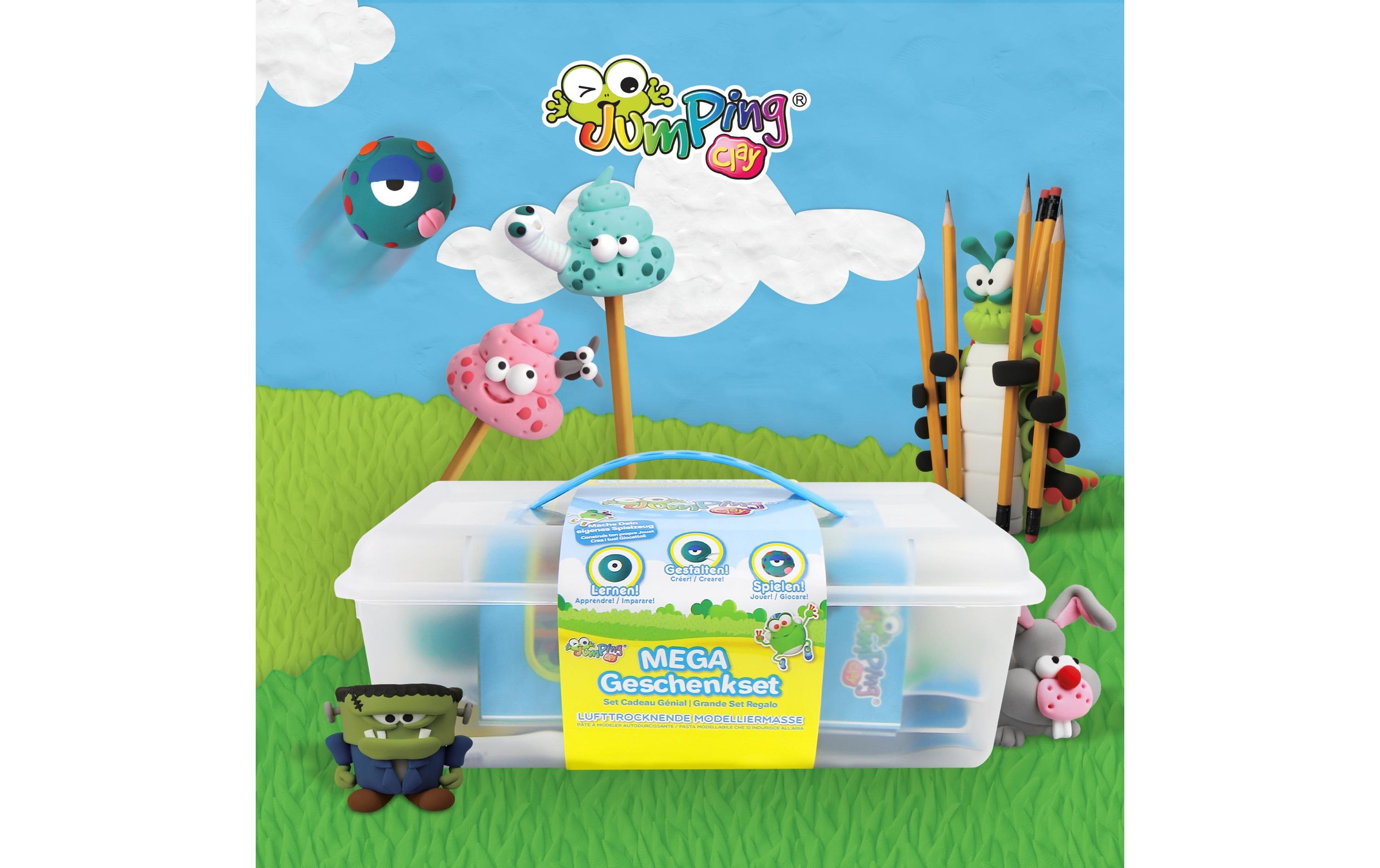 Knete »Jumping Clay Mega Geschenkset«