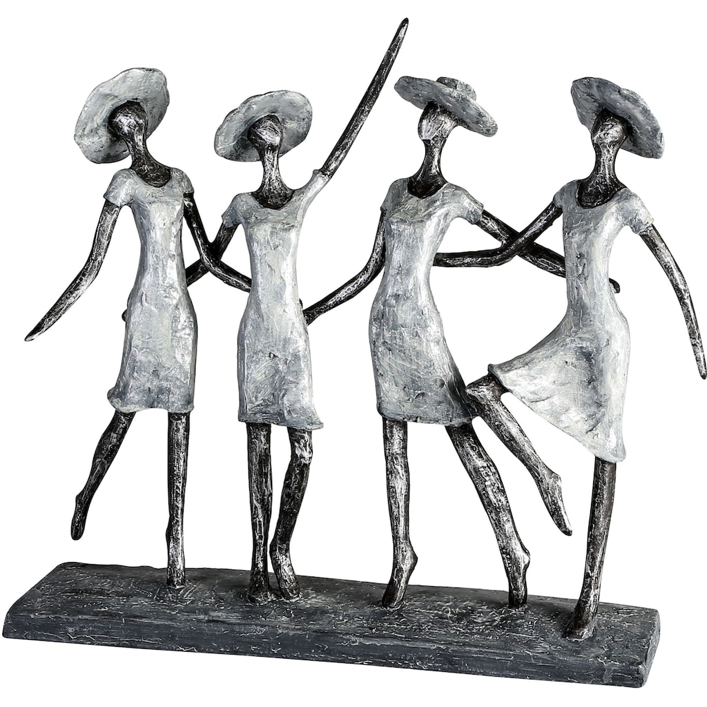 Casablanca by Gilde Dekofigur »Skulptur 4 Ladys, antik silber«