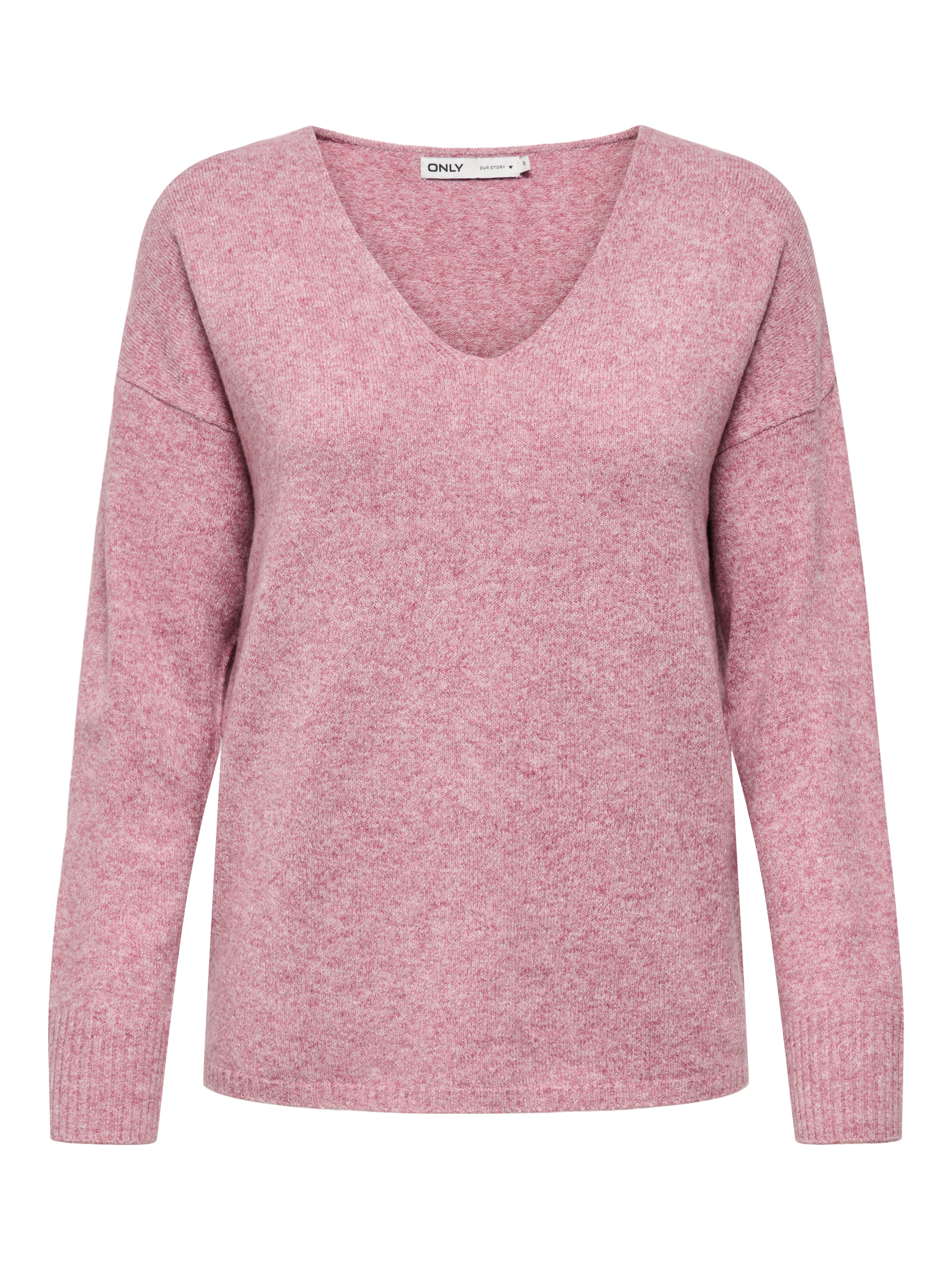 ONLY V-Ausschnitt-Pullover »ONLRICA LIFE L/S V-NECK PULLO KNT NOOS«, mit V-Ausschnitt