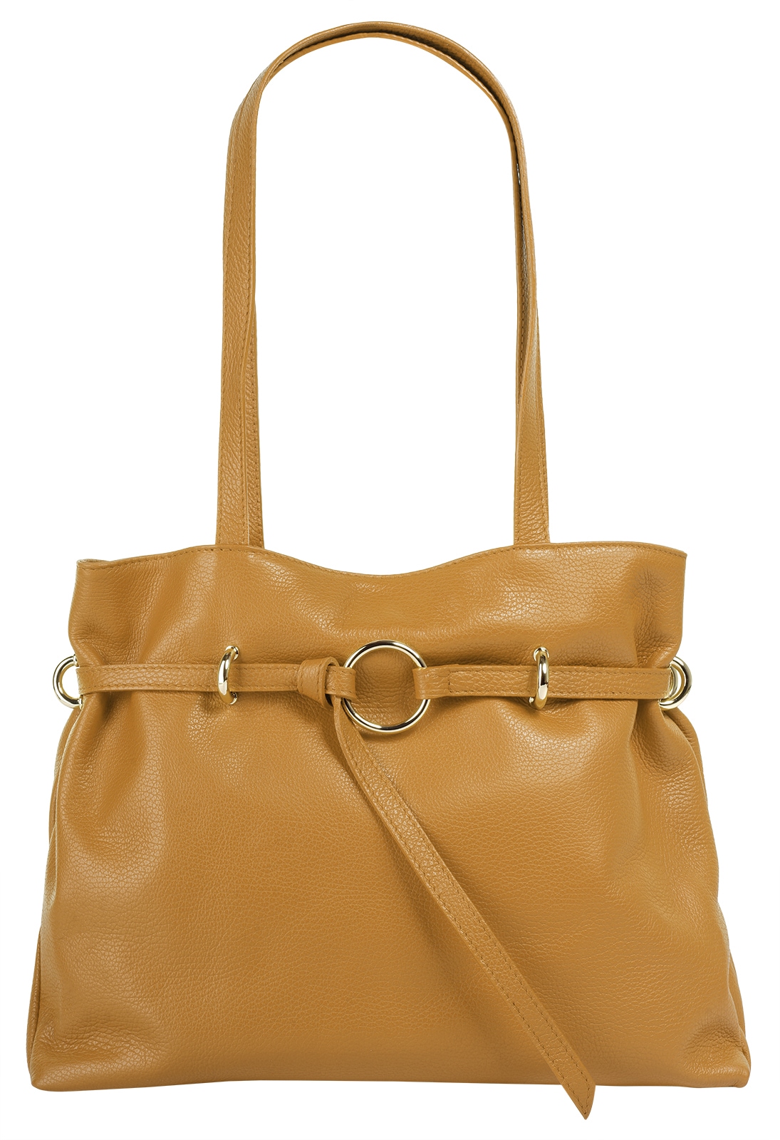 Samantha Look Henkeltasche, echt Leder, Made in Italy