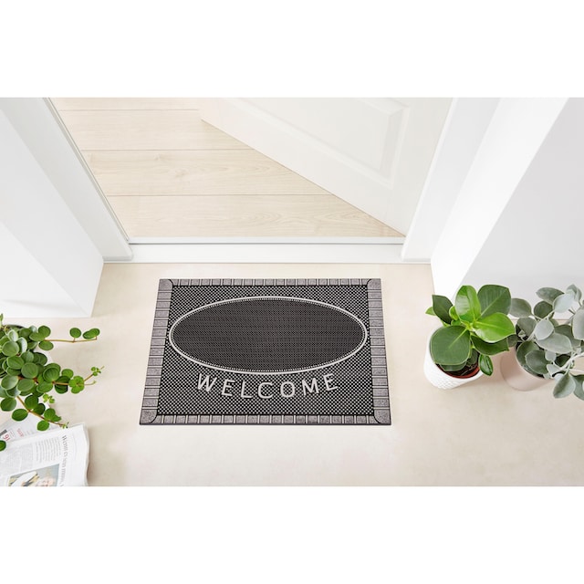 Home2Fashion Fussmatte »SC Clean Welcome«, rechteckig, Schmutzfangmatte,  mit Spruch, robust, In- und Outdoor geeignet online shoppen |  Jelmoli-Versand