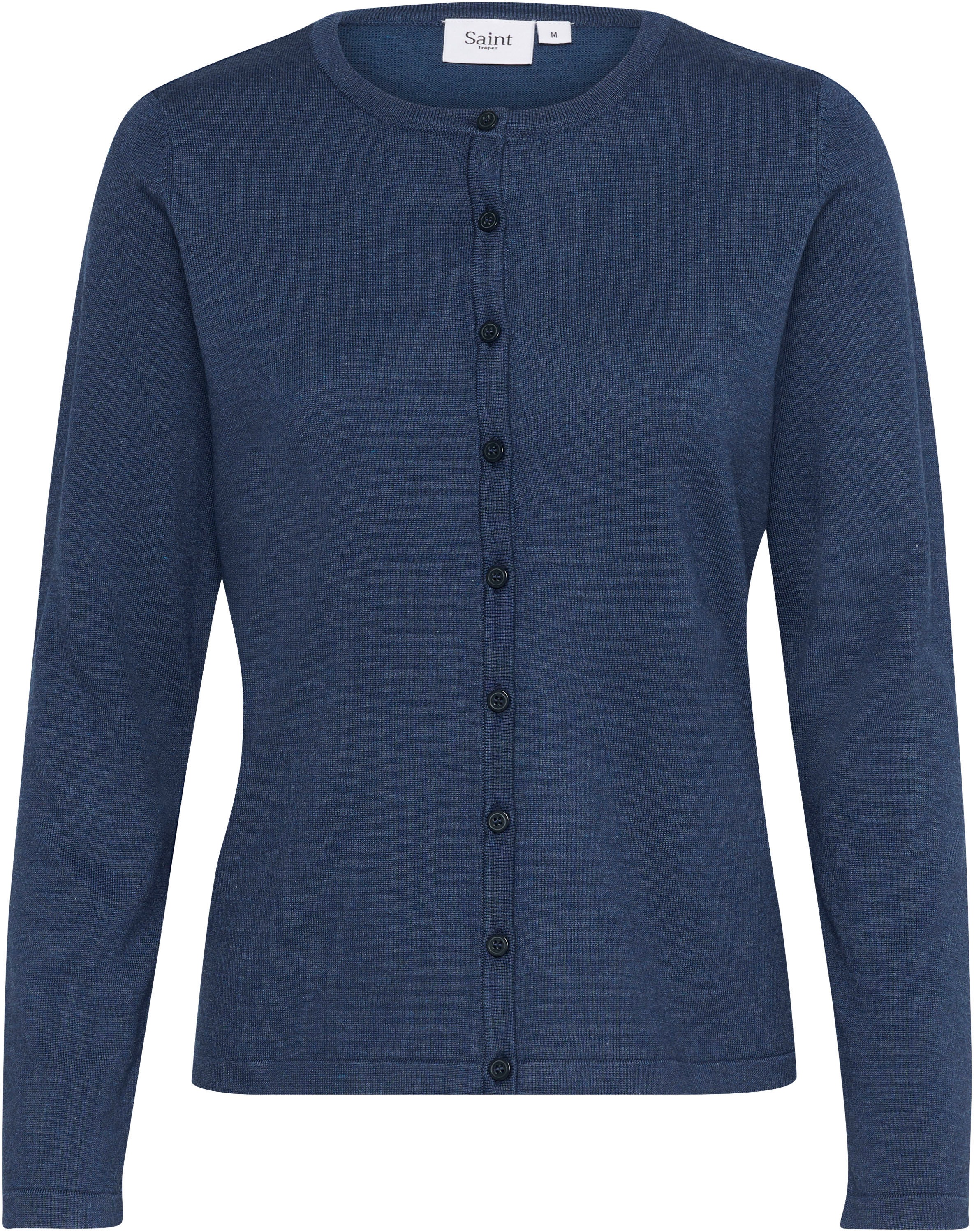 Saint Tropez Strickjacke »A8661, MilaSZ R-Neck Cardigan« Viskose Feinstrick, Classic Fit