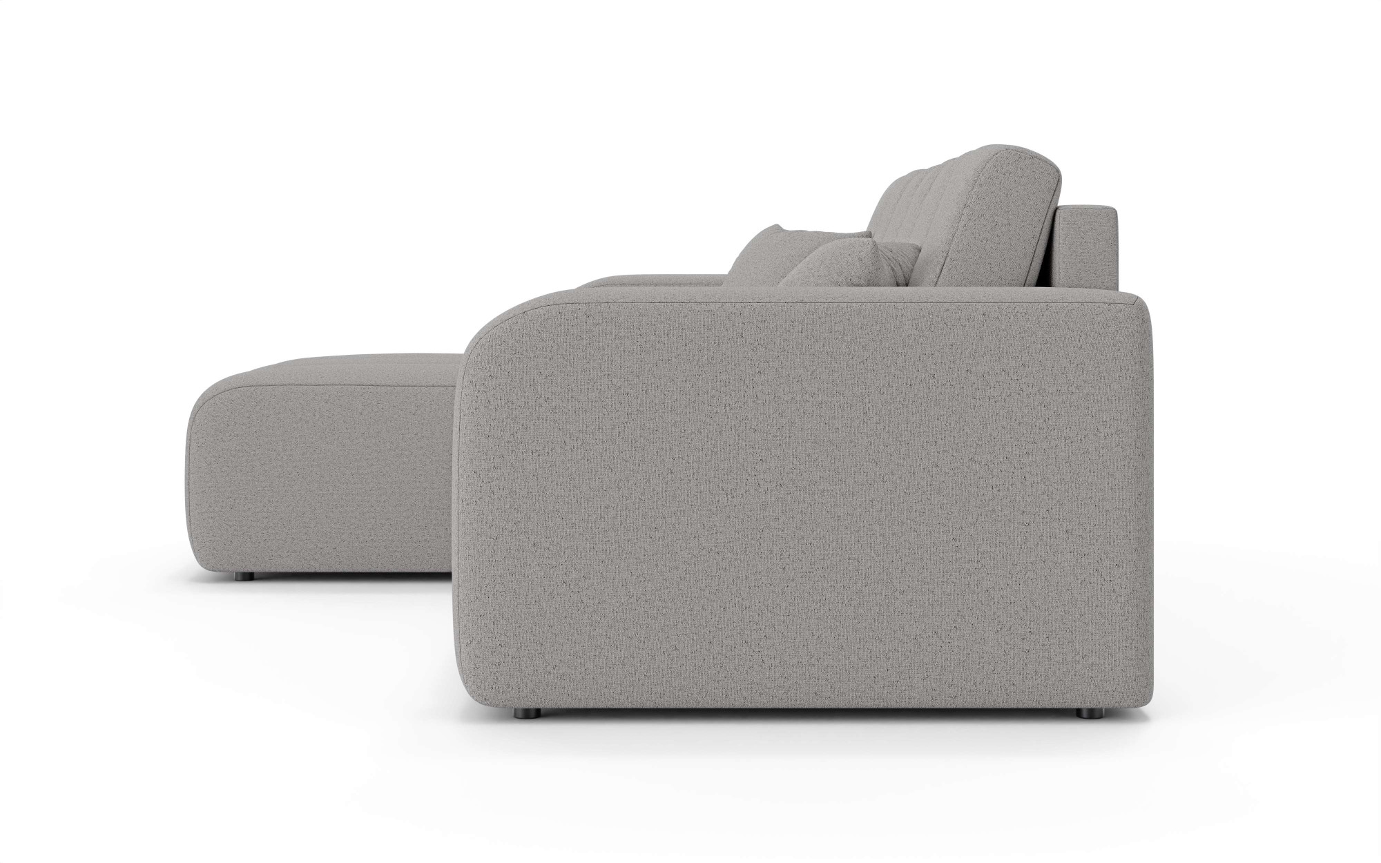 INOSIGN Ecksofa »CASSY L-Form, Schlafsofa mit Bettkasten, Masse B/T/H: 245/165/88 cm«, mit 2 Rückenkissen, Recamiere rechts oder links bestellbar