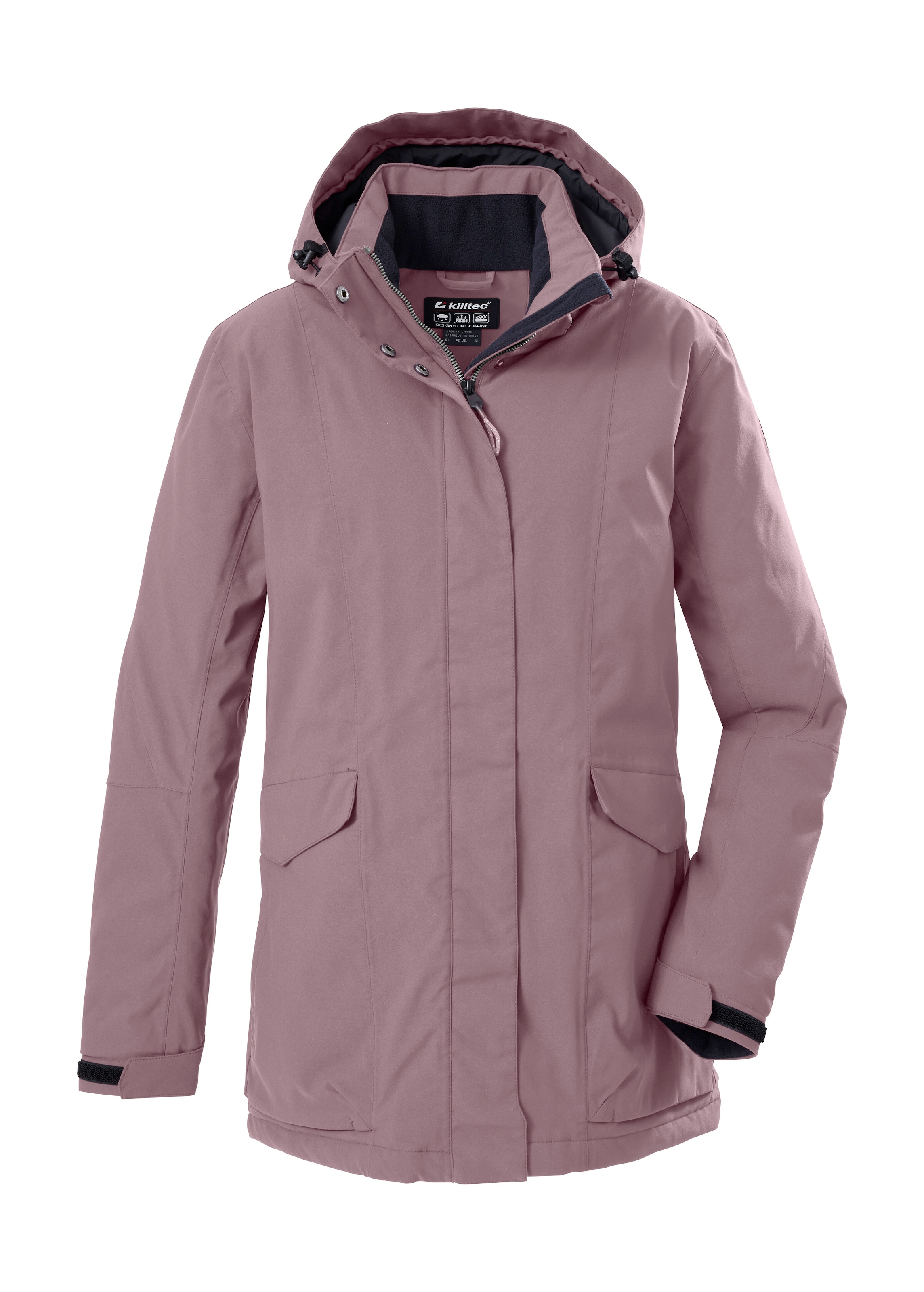 Killtec Funktionsjacke »Damen Jacke«, Wasserdichte, atmungsaktive Damenjacke mit abnehmbarer Kapuze