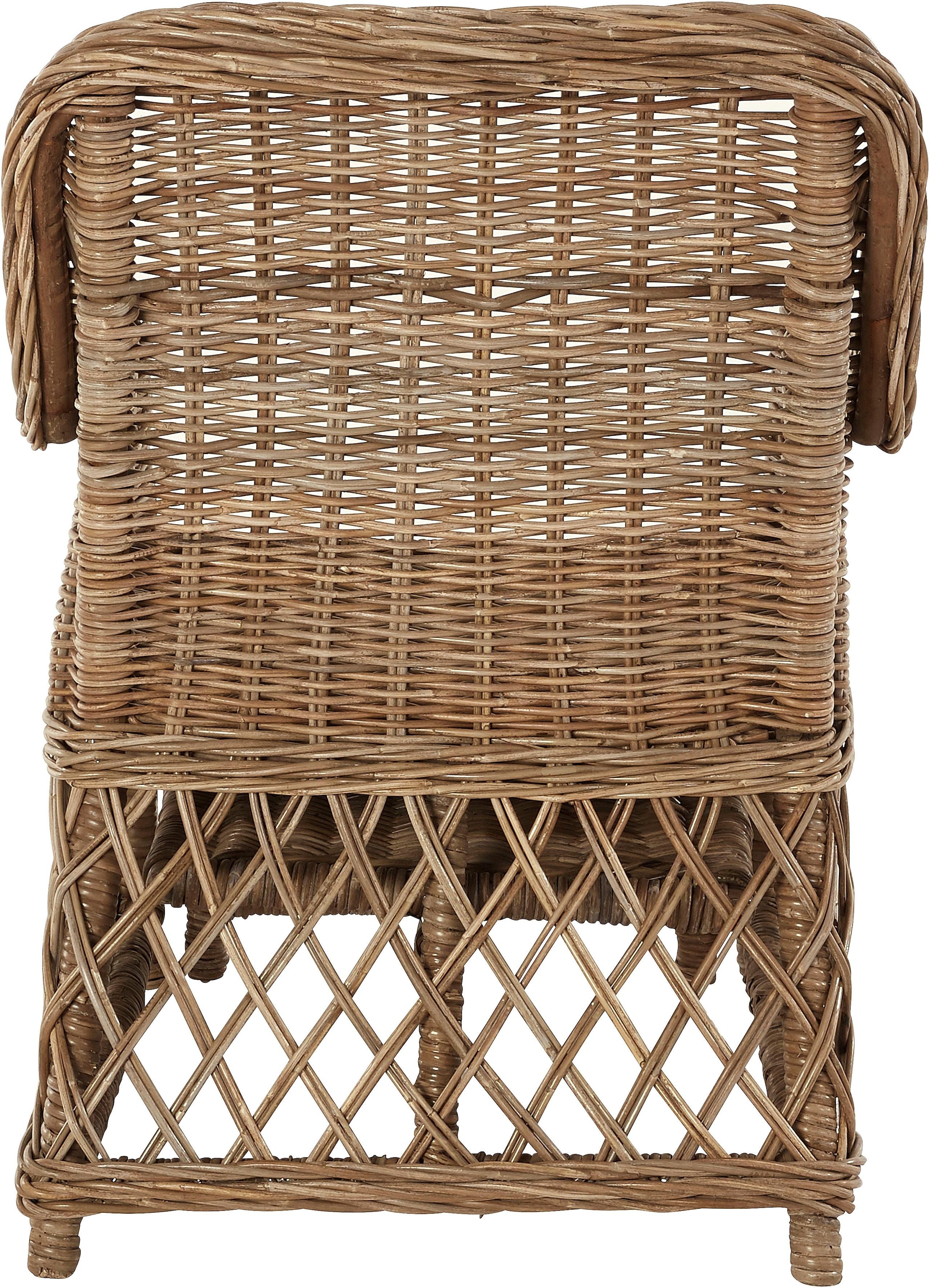 Home affaire Rattanstuhl, Handarbeit, Masse (B/T/H): (67/75/91)