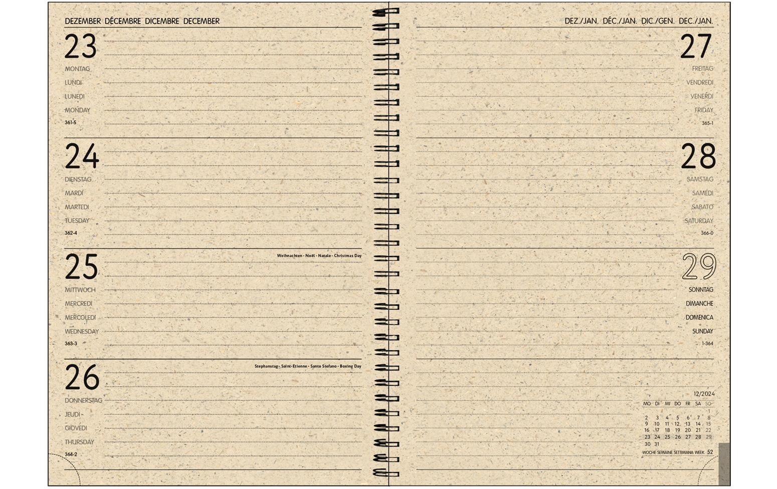 Buchkalender »Wochenagenda Graspapie«