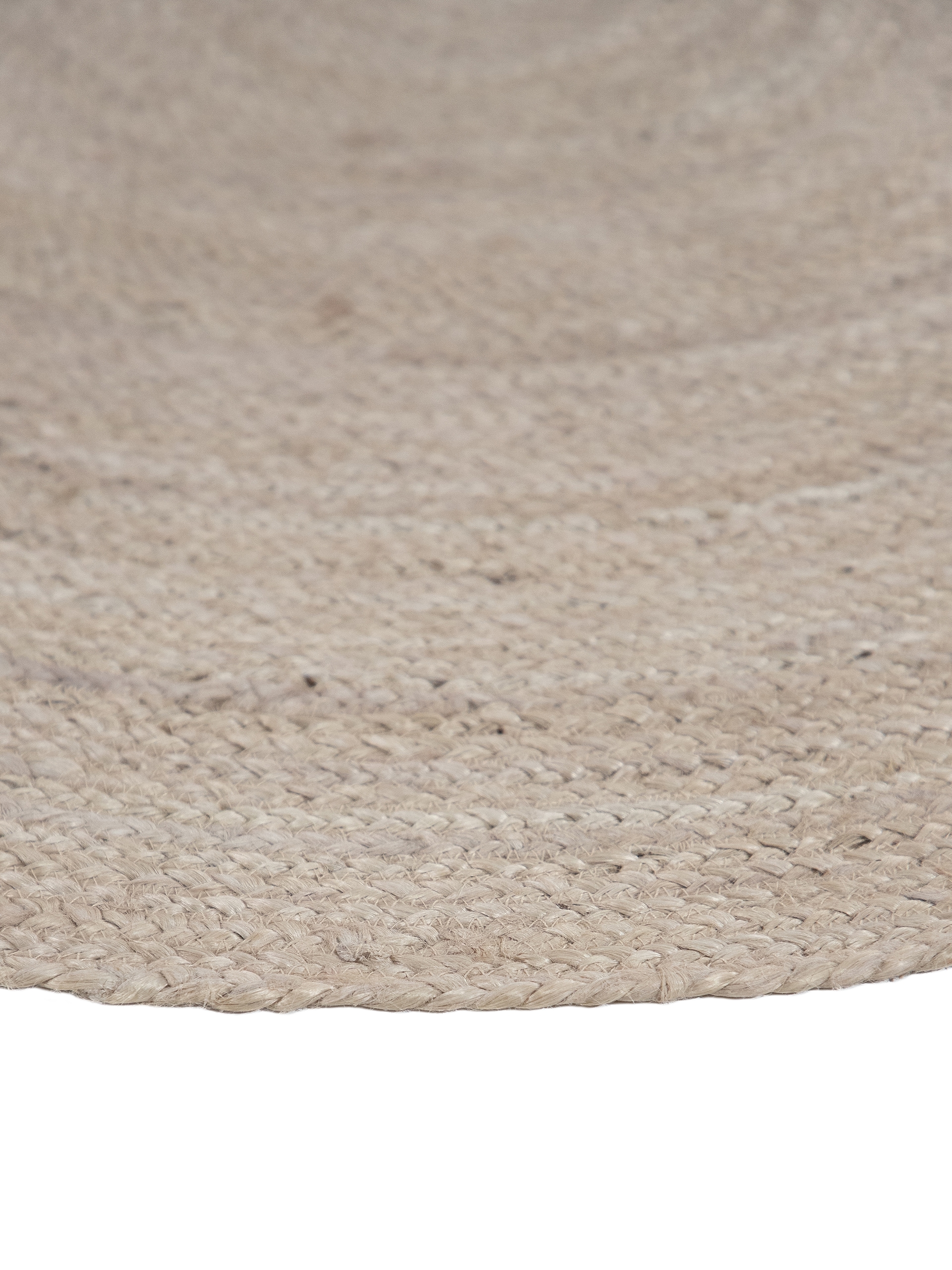 carpetfine Teppich »Nele Juteteppich Naturfaser«, rund, 6 mm Höhe, geflochtener Wendeteppich aus 100%Jute, in rund und oval, viele Grössen
