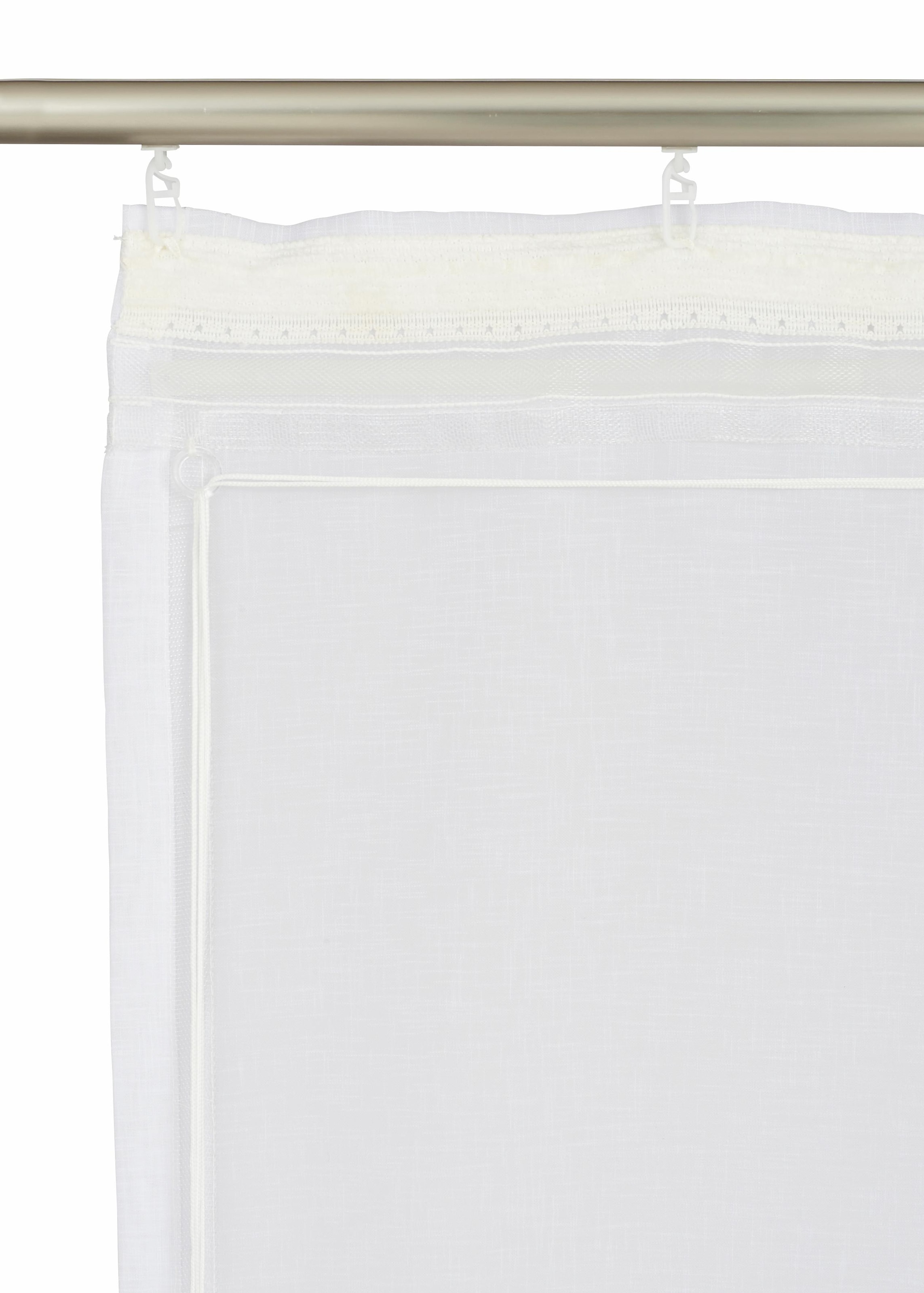 Voile, Klettband, Transparent, home my | kaufen Jelmoli-Versand Polyester mit »Regina«, online Raffrollo