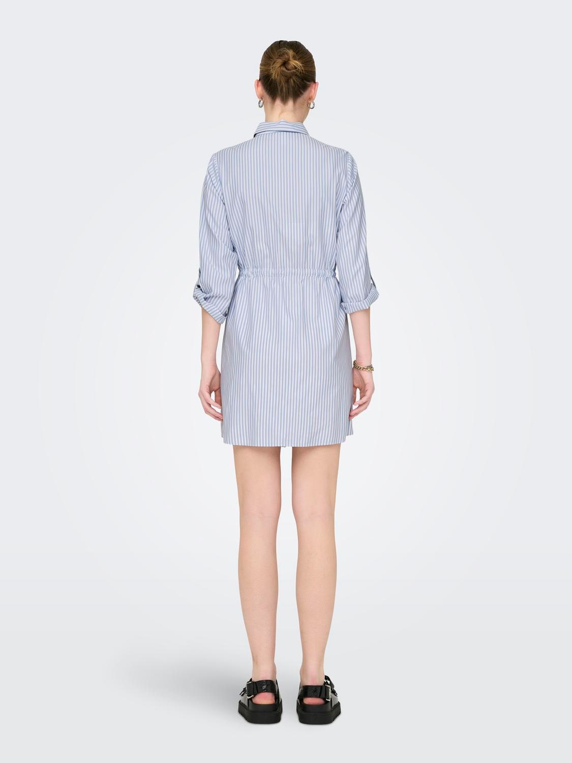 ONLY Hemdblusenkleid »ONLSARAH LS SHIRT DRESS WVN«