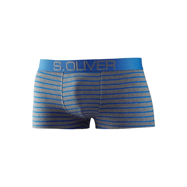 s.Oliver Boxershorts, (Packung, 4 St.), in Hipster-Form mit  kontrastfarbenem Webbund online kaufen | Jelmoli-Versand