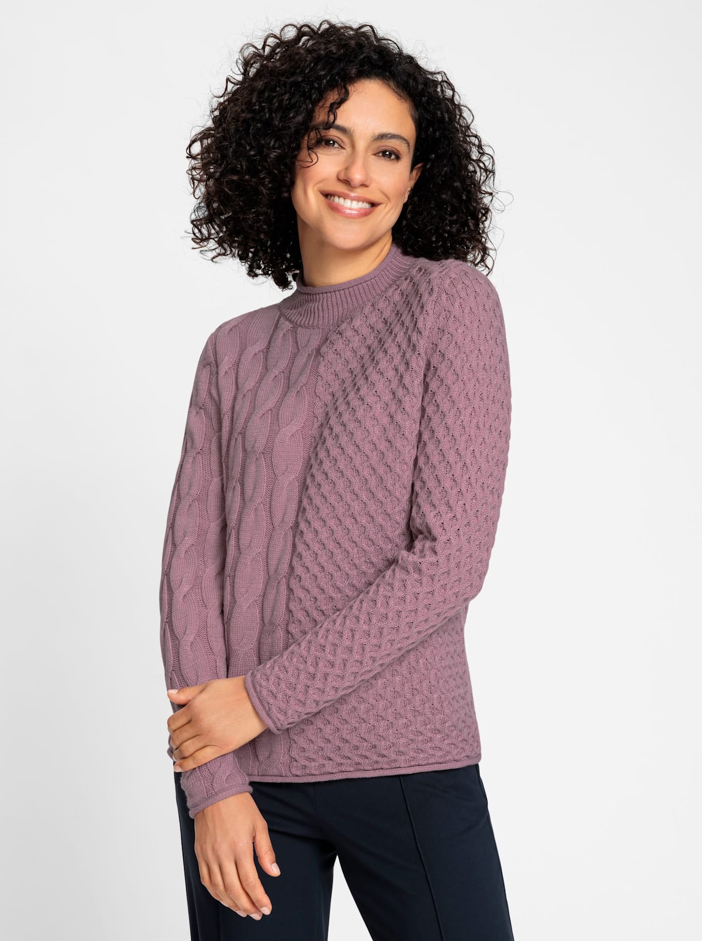 Inspirationen Stehkragenpullover »Stehkragen-Pullover«