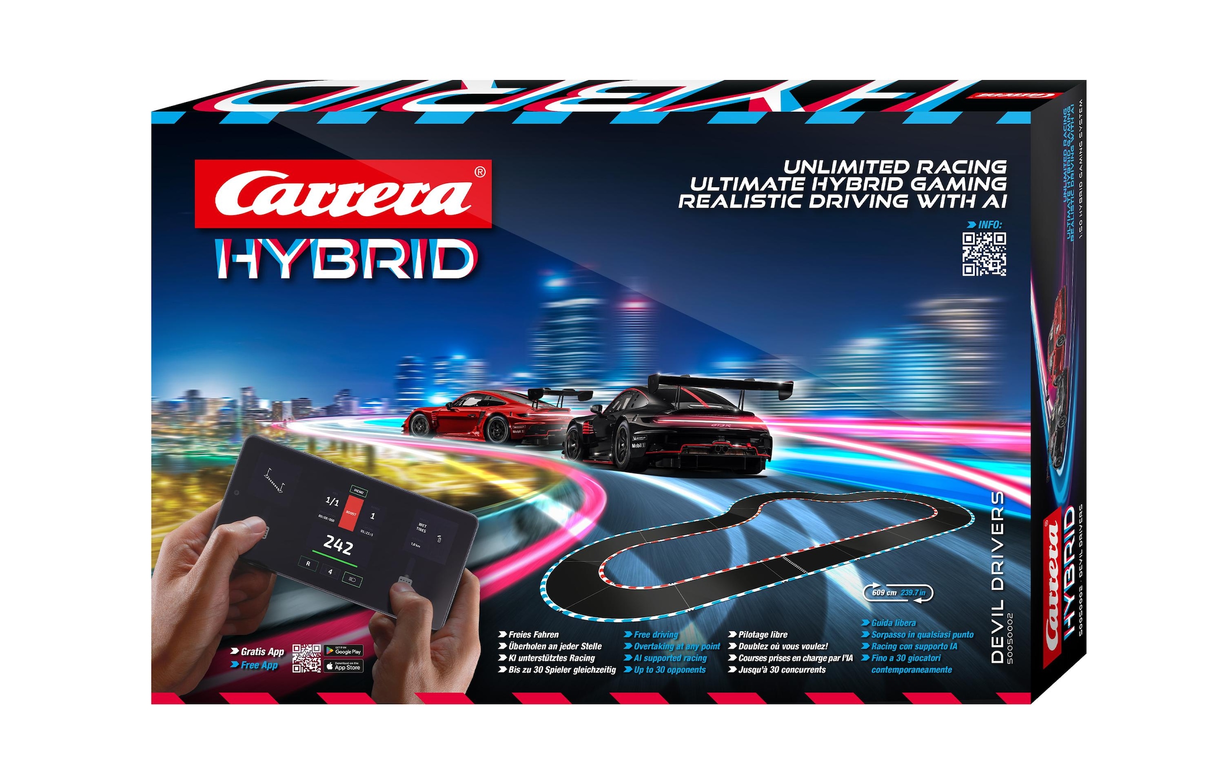 Carrera® Rennbahn-Auto »Devil Drivers – Hybrid Set«