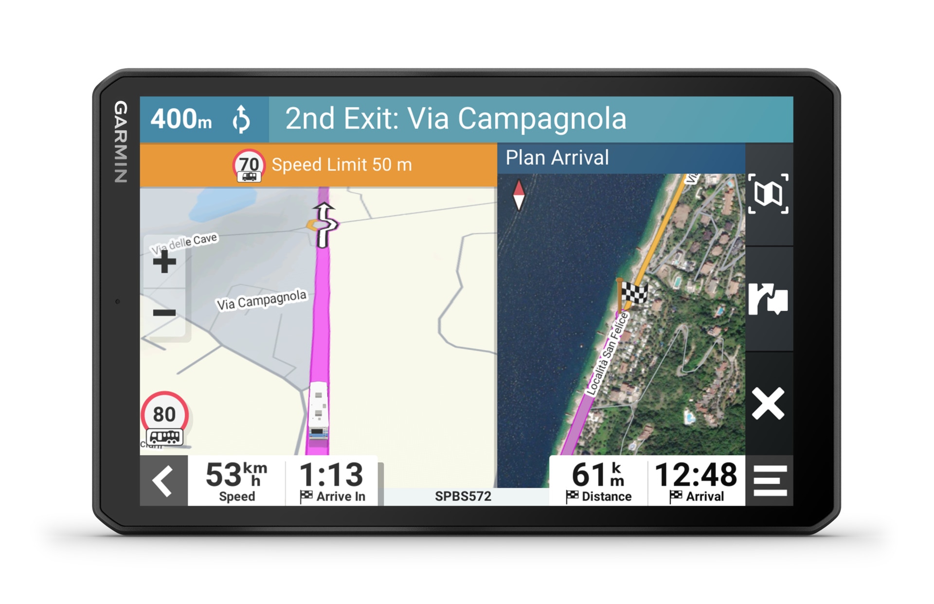 Garmin Navigationsgerät "Camper 895 EU" (Europa (45 Länder) Karten-Updates) Bluetooth