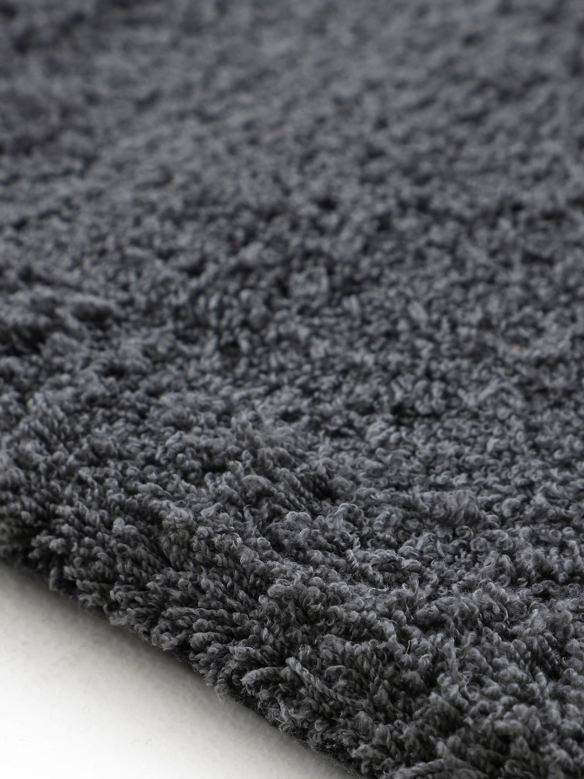 carpetfine Teppich »Silky«, rund, 20 mm Höhe, Shaggy, Langflor, uni, besonders weich, handarbeit