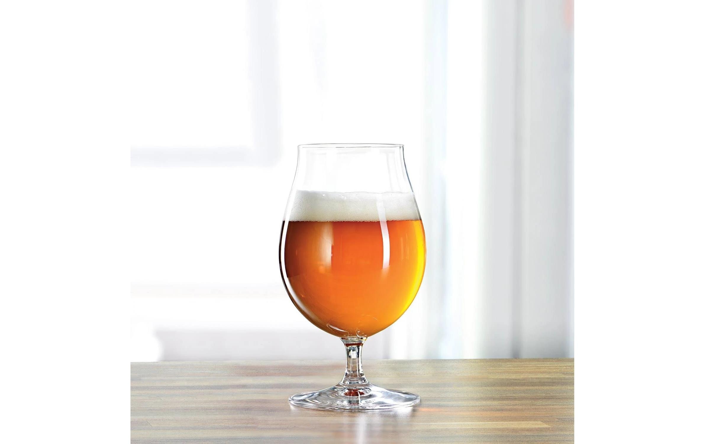 Eulenspiegel Bierglas "Spiegelau Bierglas Classics 440 ml, 4 Stück, Transparent" Aromaentfaltung, Kristallklar