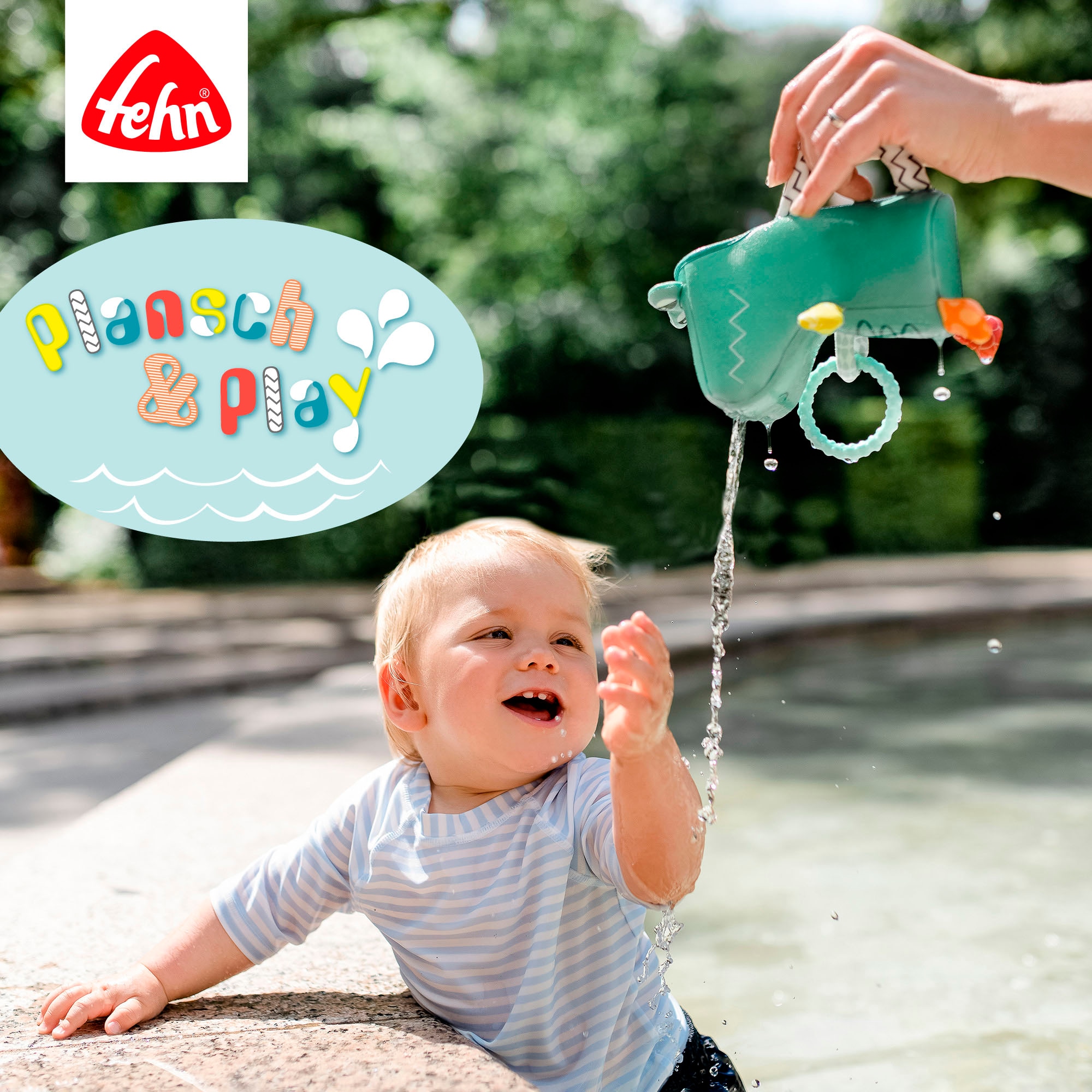 Fehn Badespielzeug »Plansch & Play, Giess-Krokodil«