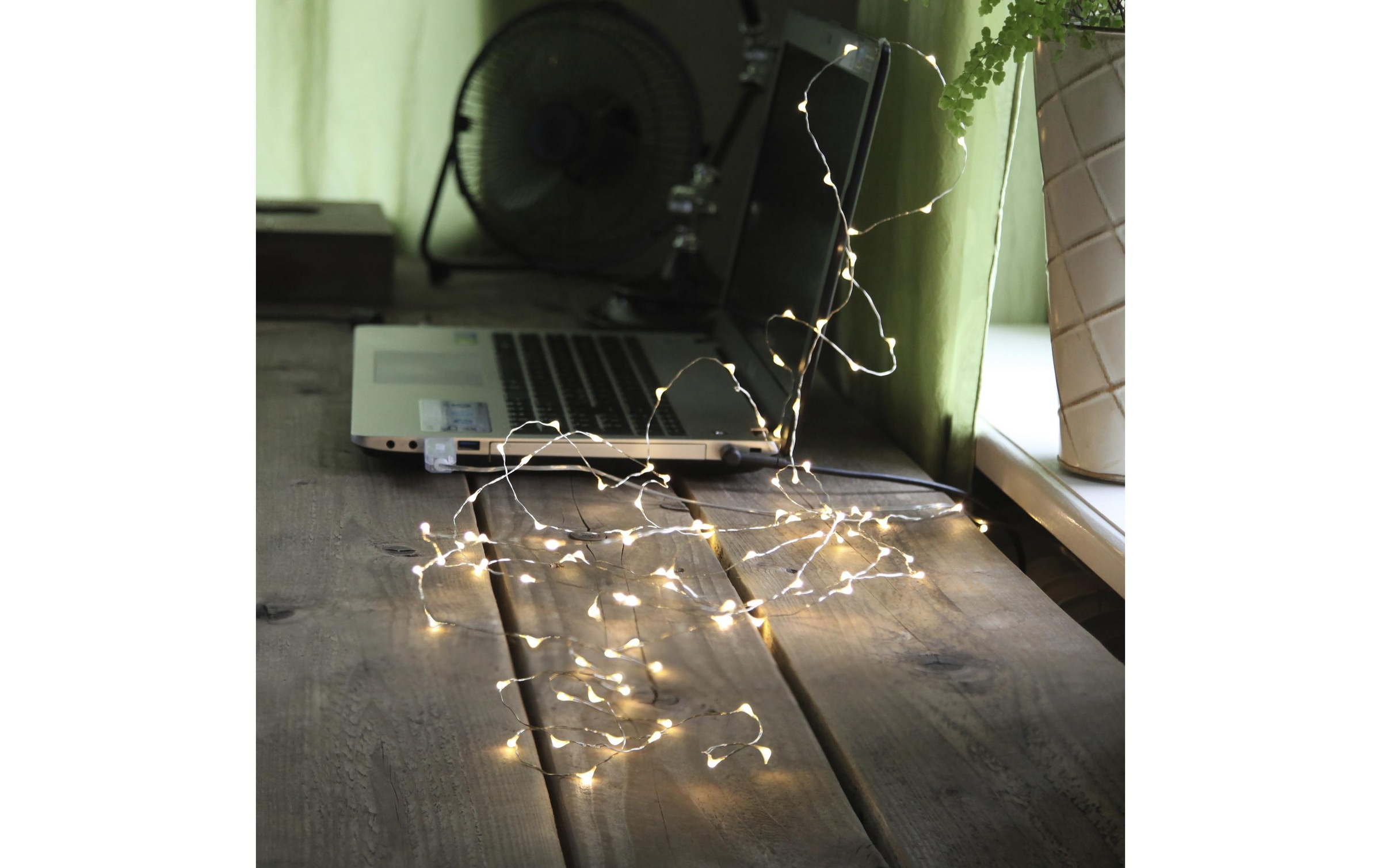 Parforce Traditional Hunting LED-Lichterkette »LED-Angel Hair mit USB Stecker«, 100 St.-flammig