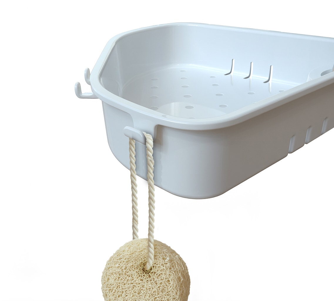 Bischof Dusch- und Badhocker »Tray Comfort«, belastbar bis 150 kg, Mit schwenkbarer Ablage 28x21cm und 360° drehbarer Sitzfläche