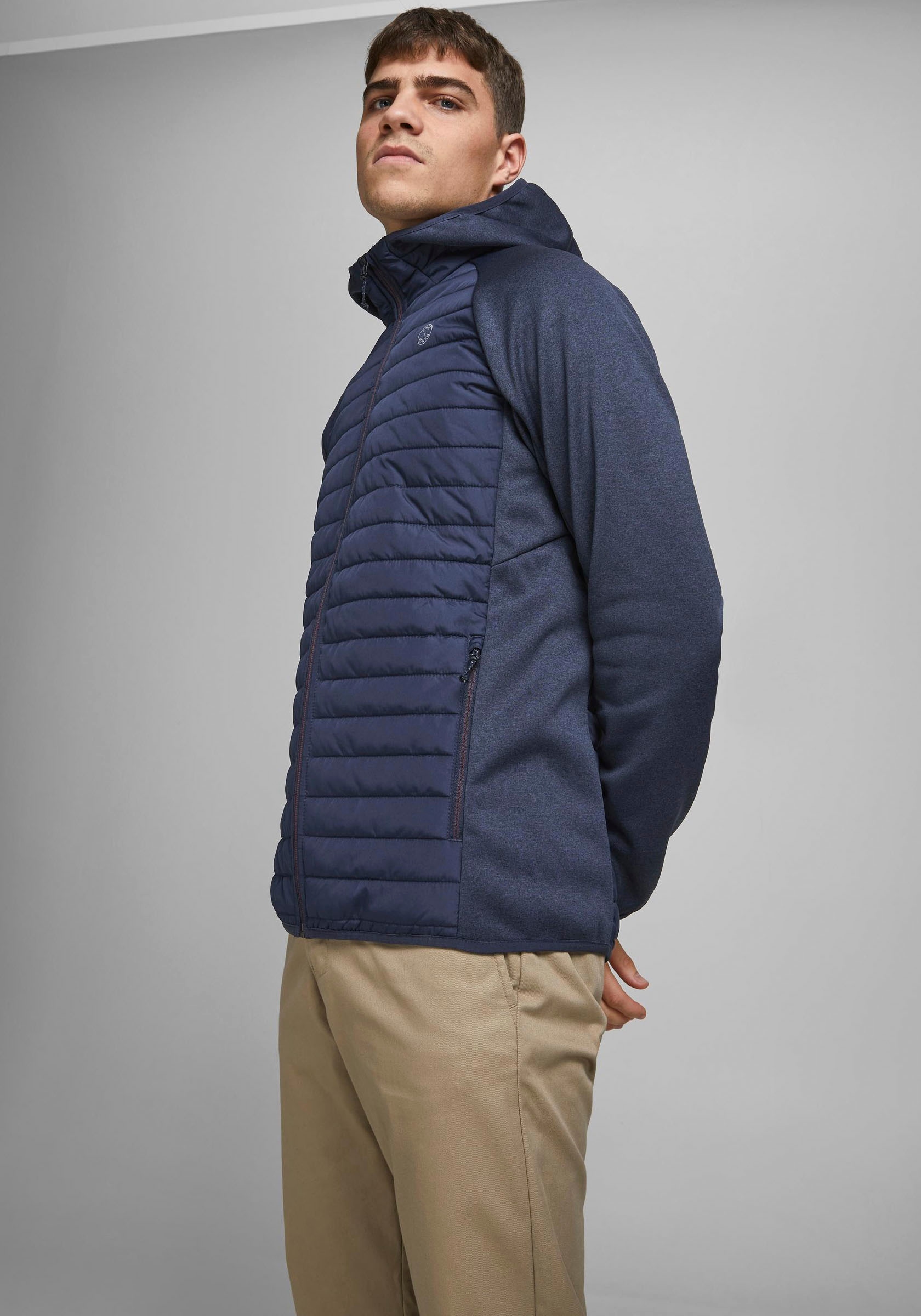 Jack & Jones Steppjacke »JJEMULTI QUILTED JACKET NOOS«, mit Kapuze