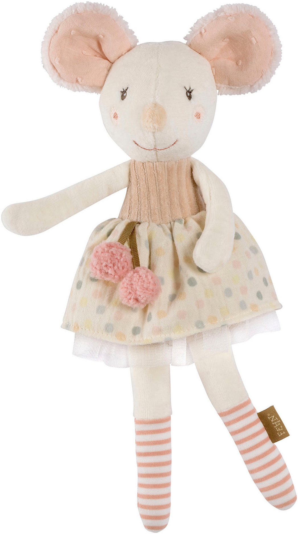 Fehn Kuscheltier "feehnLAND, Bean Bag Maus" mit Granulat-Füllung