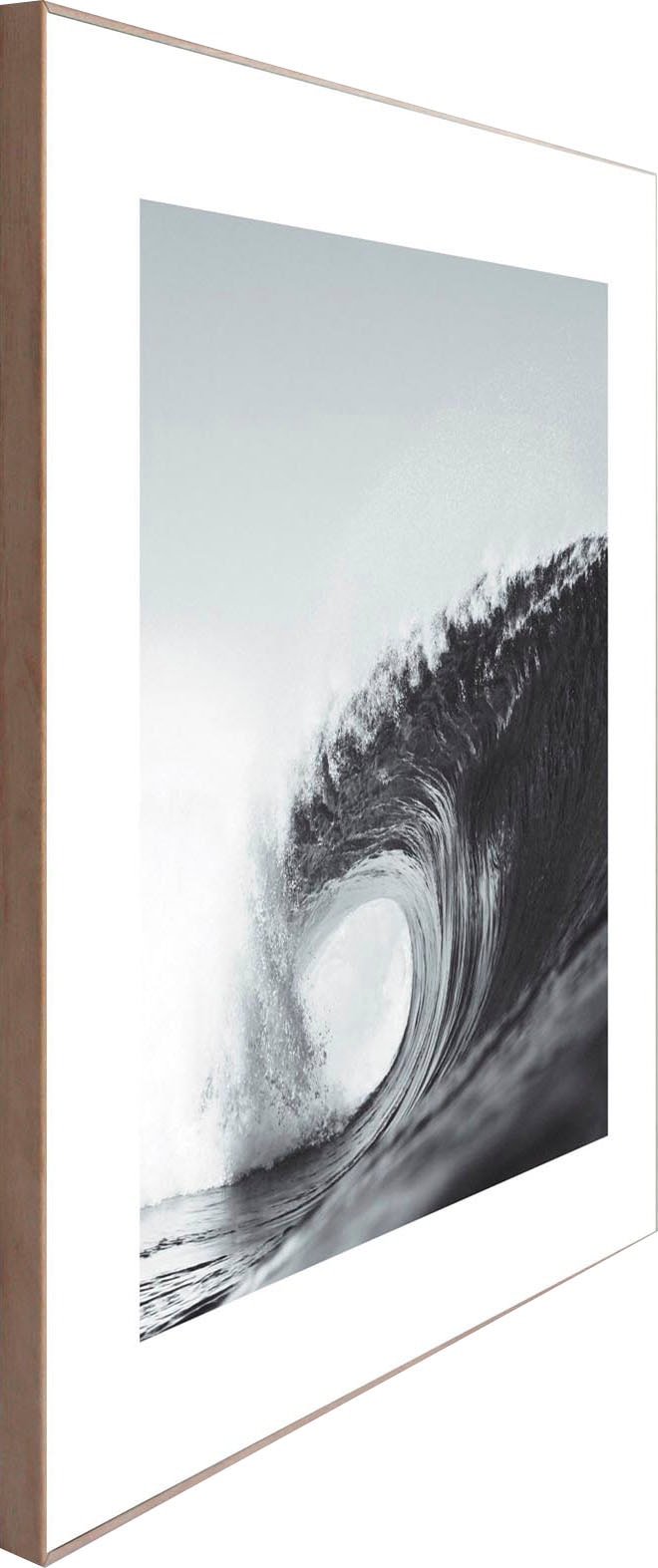 ❤ Reinders! Wandbild »Slim Frame Wave« im Shop 50x50 Jelmoli-Online bestellen Wood