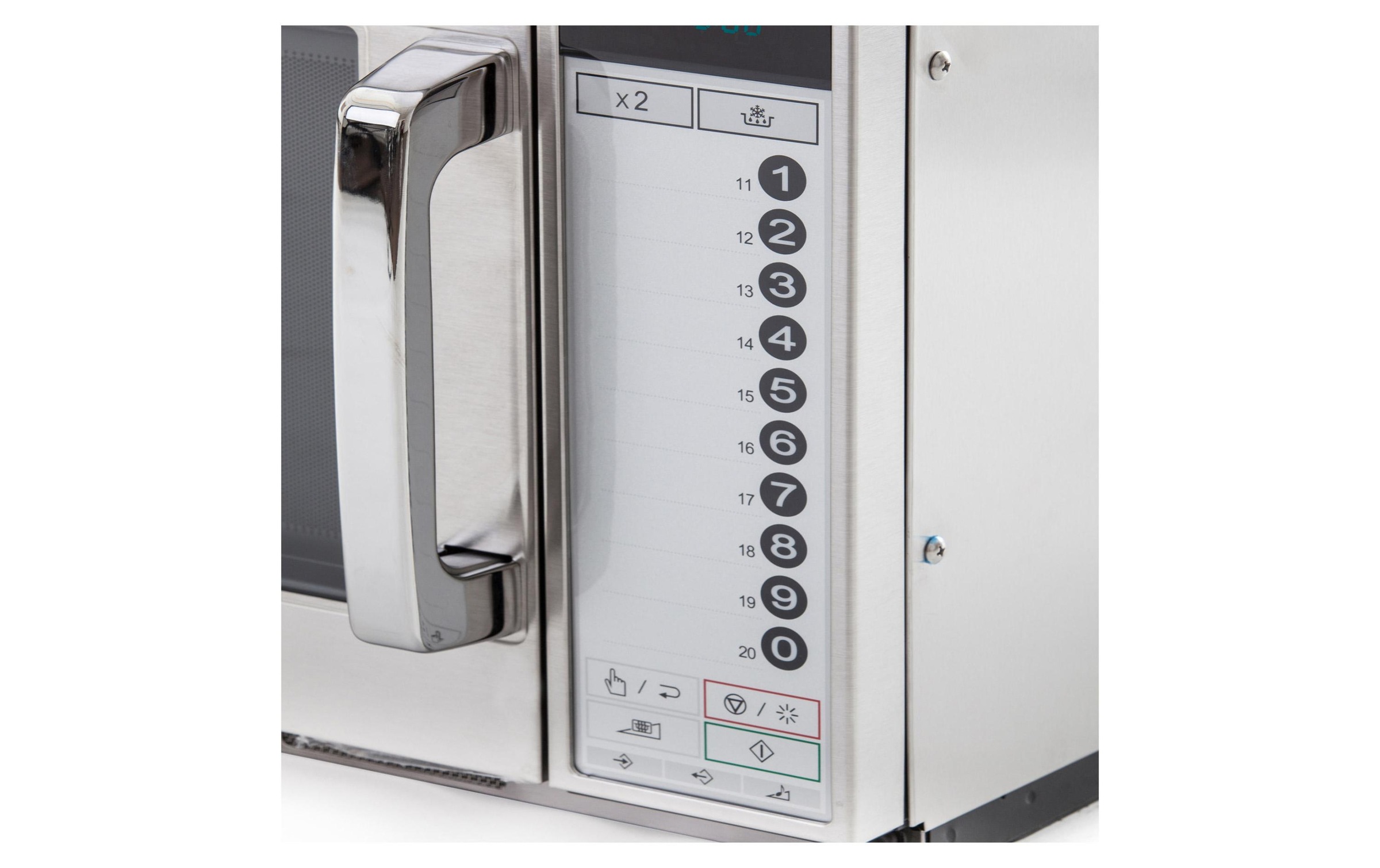 Sharp Mikrowelle »R25AM Silberfarben«, 2100 W