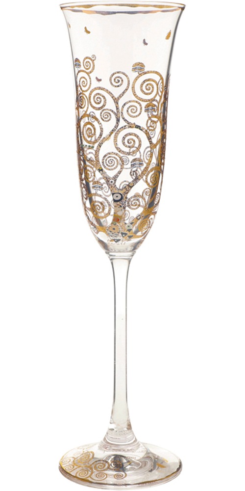 Goebel Sektglas "Gustav Klimt - Der Lebensbaum" Füllmenge 0,1l