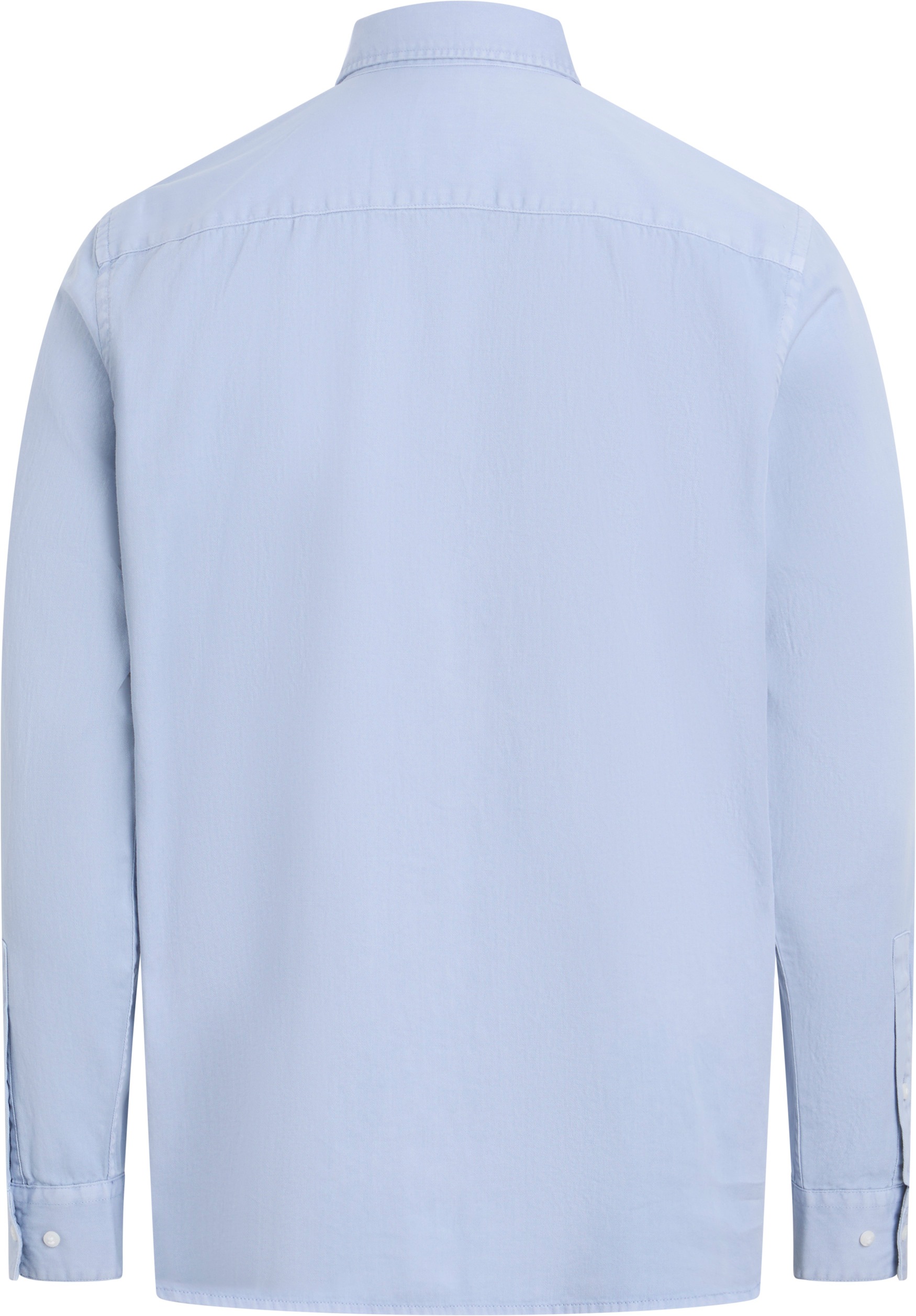 Calvin Klein Langarmhemd »GARMENT DYED TWILL SHIRT«, mit Logostickerei