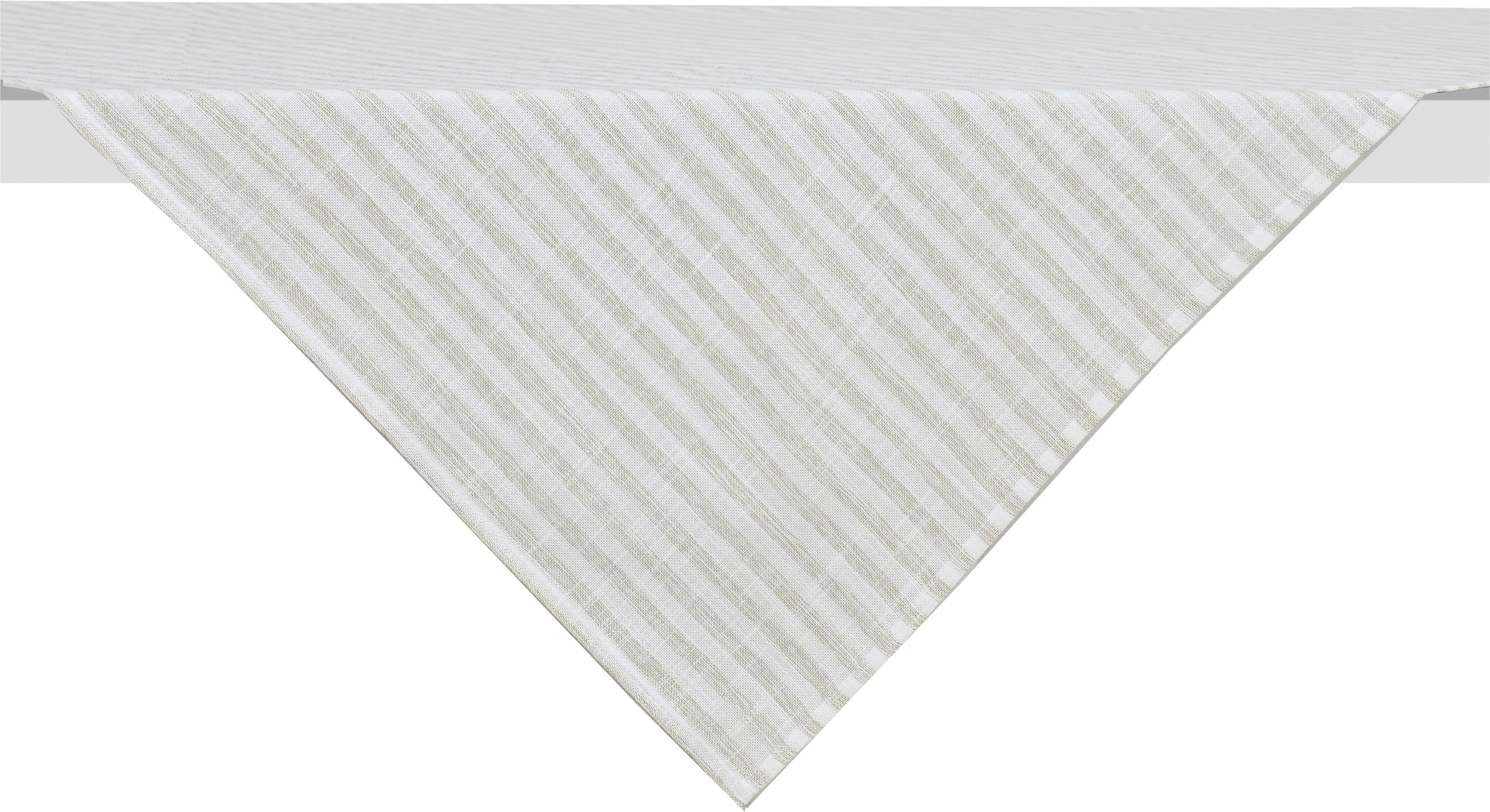 OTTO home Tischdecke "Marric" halbtransparente Tischdecke, Leinenoptik mit Streifen
