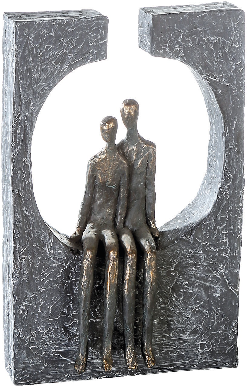 Casablanca by Gilde Dekofigur »Skulptur Zweisamkeit«, Dekoobjekt, Höhe 28 cm,  Pärchen, mit Spruchanhänger, Wohnzimmer online shoppen | Jelmoli-Versand