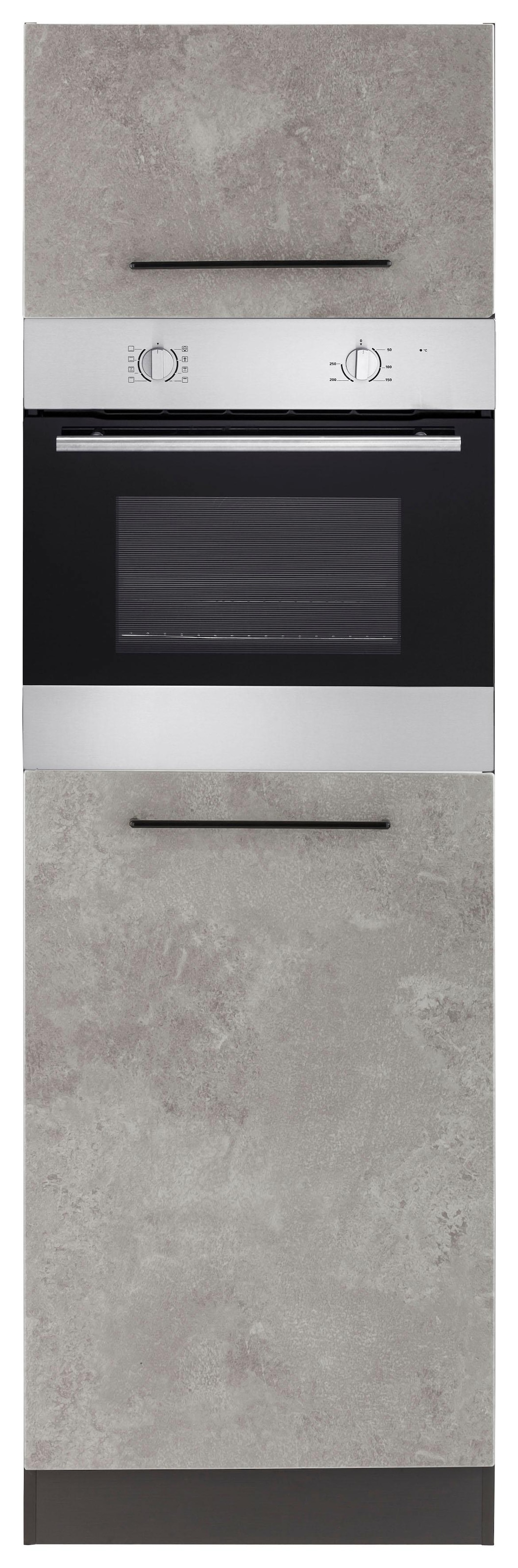 KOCHSTATION Backofen/Kühlumbauschrank »KS-Tulsa«, 60 cm breit, 200 cm hoch, mit Nischenmass 88 cm