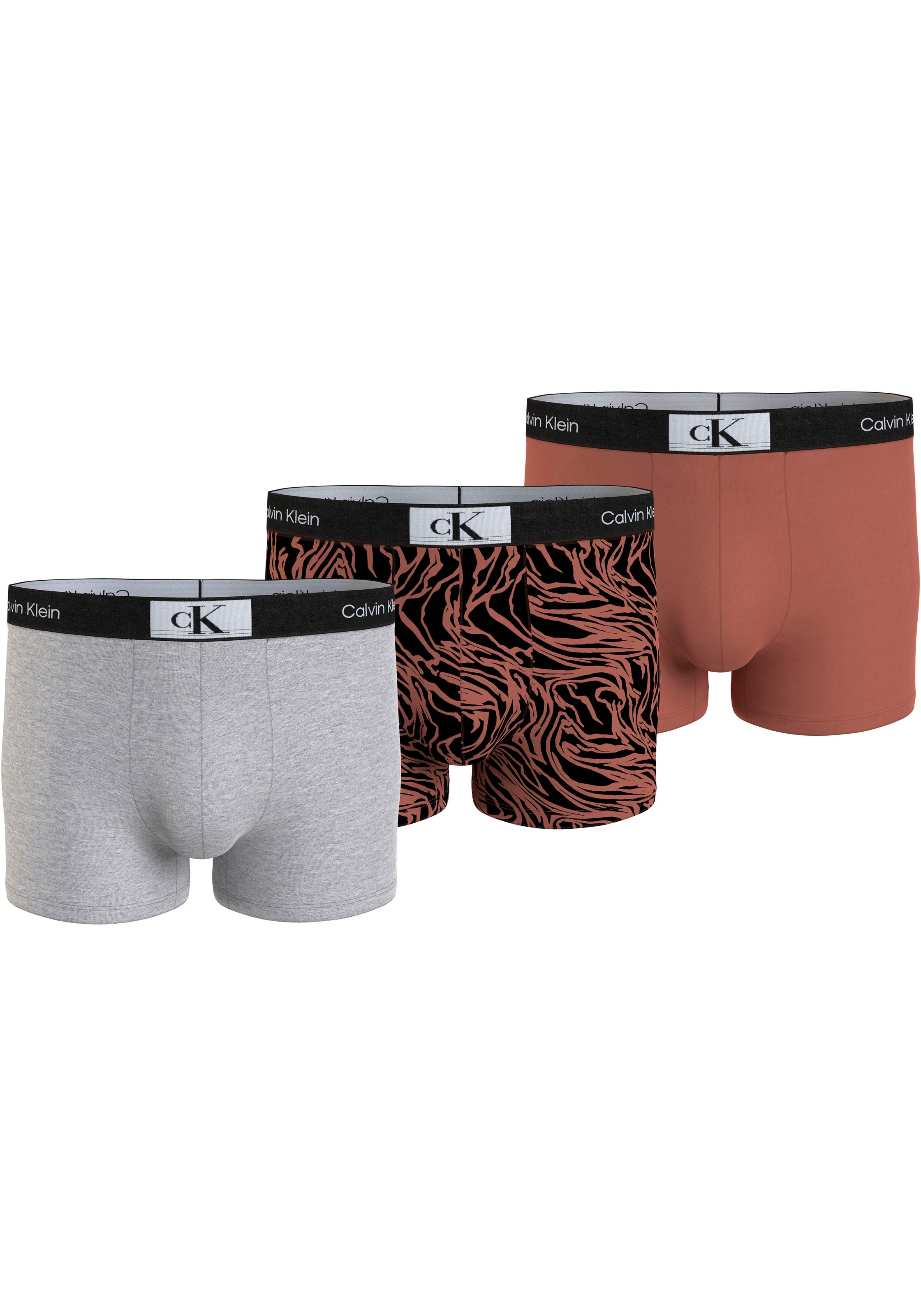 Calvin Klein Underwear Trunk »TRUNK 3PK« Packung, 3er-Pack, 3 Stk. mit Logo-Elastikbund