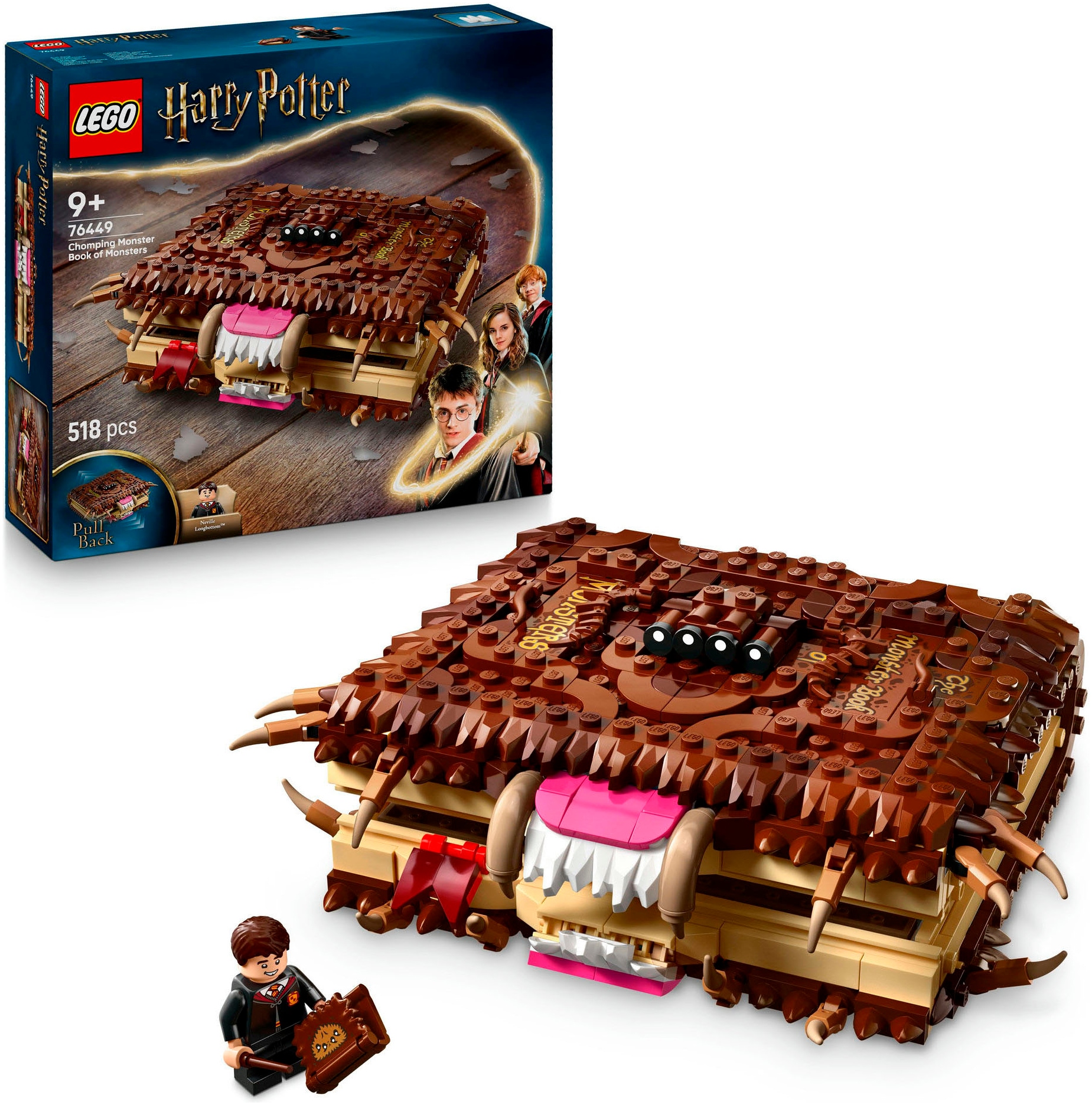 LEGO Konstruktionsspielsteine "Beissendes Monsterbuch der Monster (76449), LEGO Harry Potter™" Made in Europe