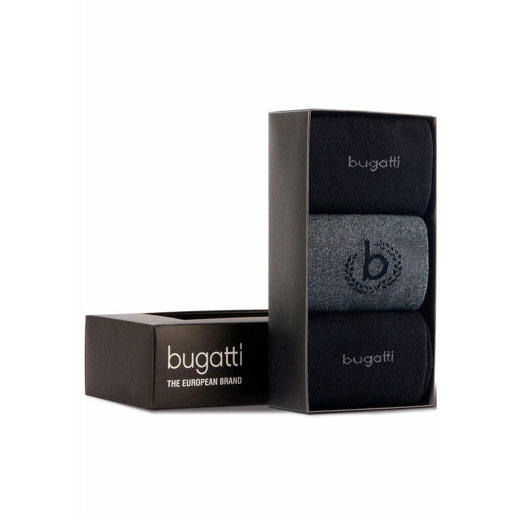 bugatti Businesssocken, (Box, 3 Paar)