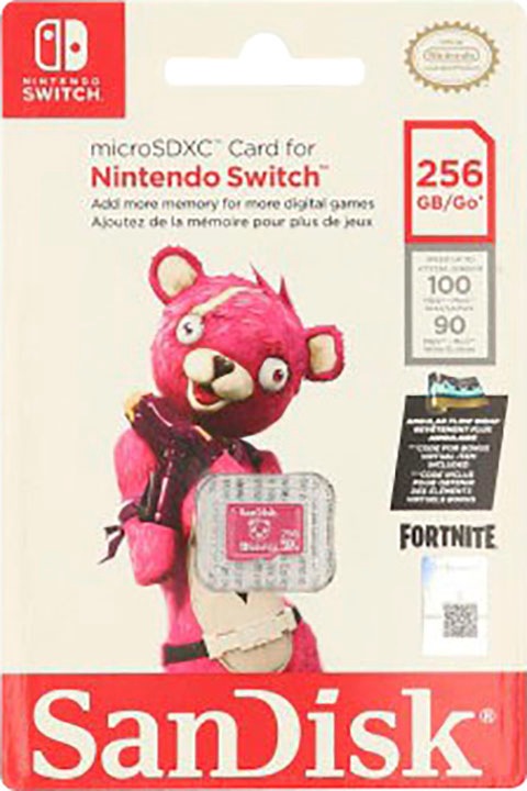 Sandisk Speicherkarte »microSDXC™-Karte für Nintendo Switch™ Fortnite Edition«, (100 MB/s Lesegeschwindigkeit)