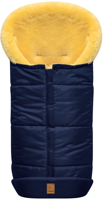 Heitmann Felle Fusssack »Eisbärchen - Winterfusssack - Premium Qualität«, mit echtem Lammfell, für Kinderwagen & Buggy, 6 Gurtschlitze, waschbar