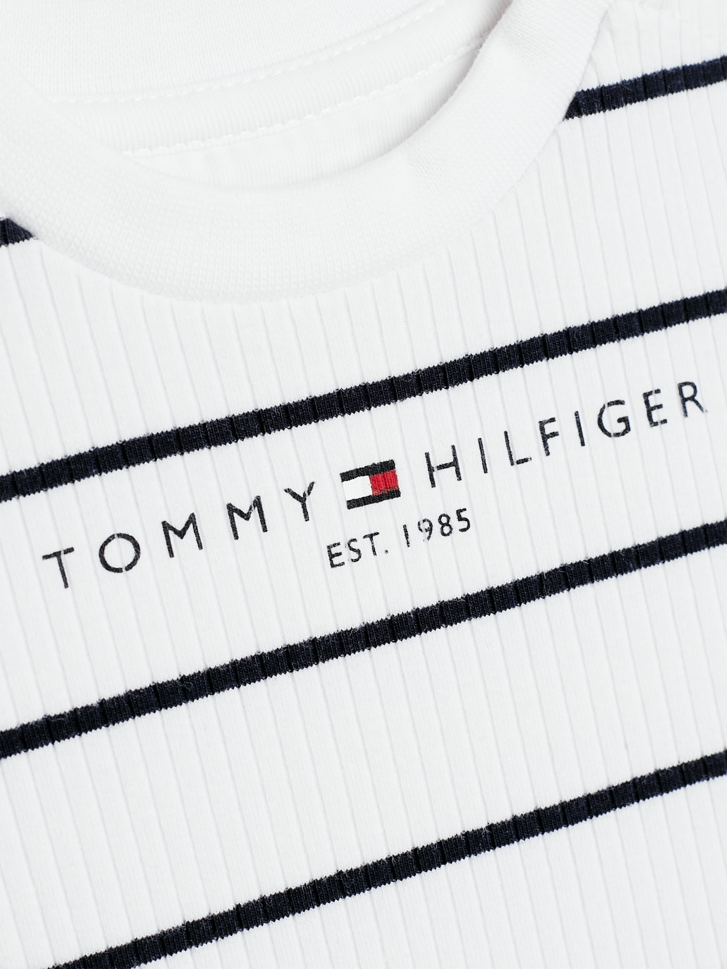 Tommy Hilfiger T-Shirt »BABY ESSENTIAL STRIPED SET«, (Set, 2 tlg.), Baby bis 2 Jahre