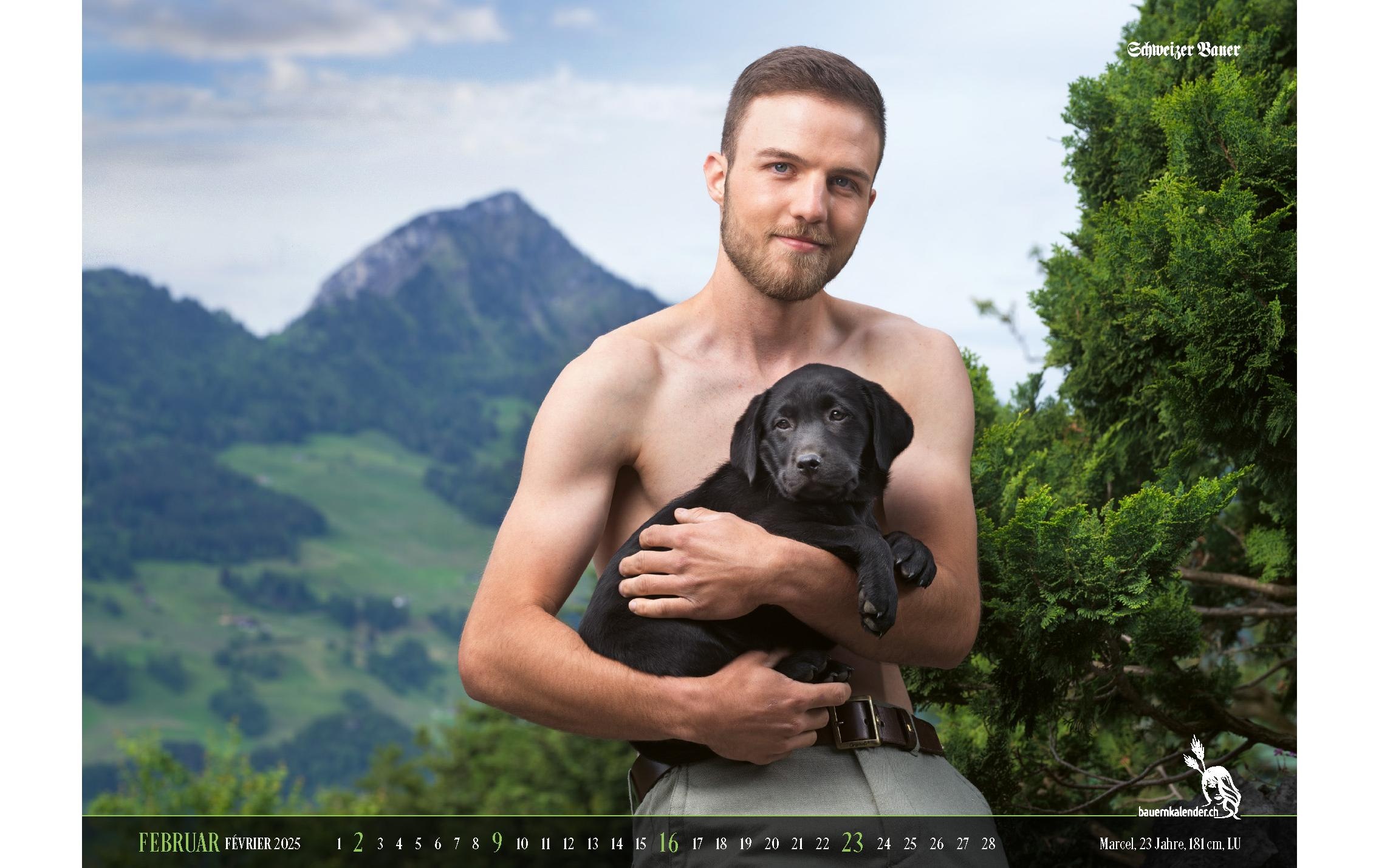 Wandkalender »Calendaria Bauern Boys 2025«
