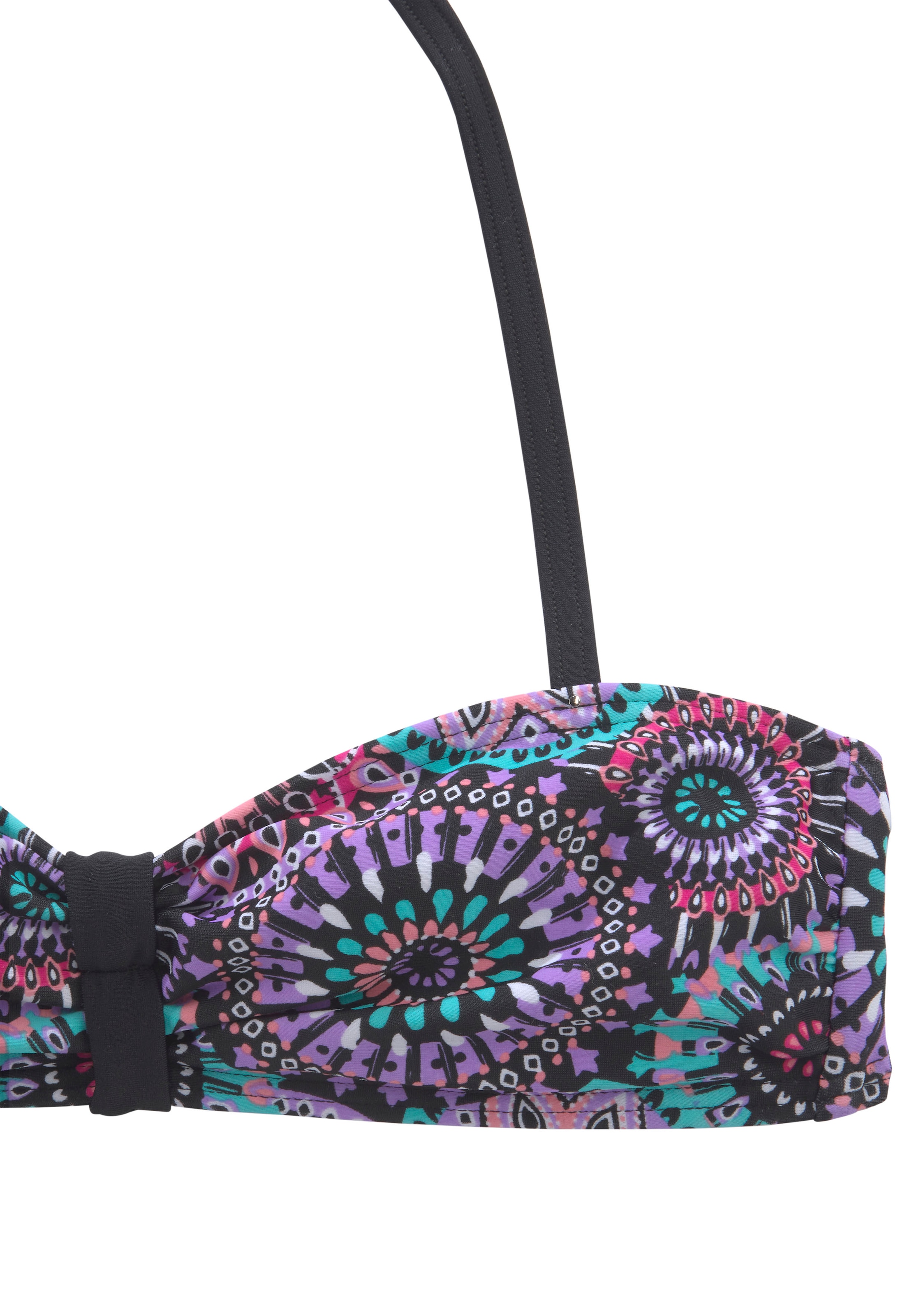 ✵ s.Oliver Bandeau-Bikini, mit coolem Print günstig bestellen |  Jelmoli-Versand