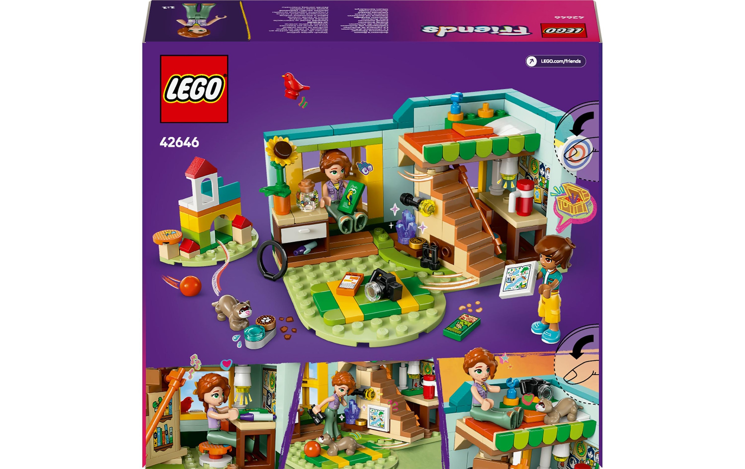 LEGO® Spielbausteine »Friends Autumns Zimmer 42646«, (222 St.)