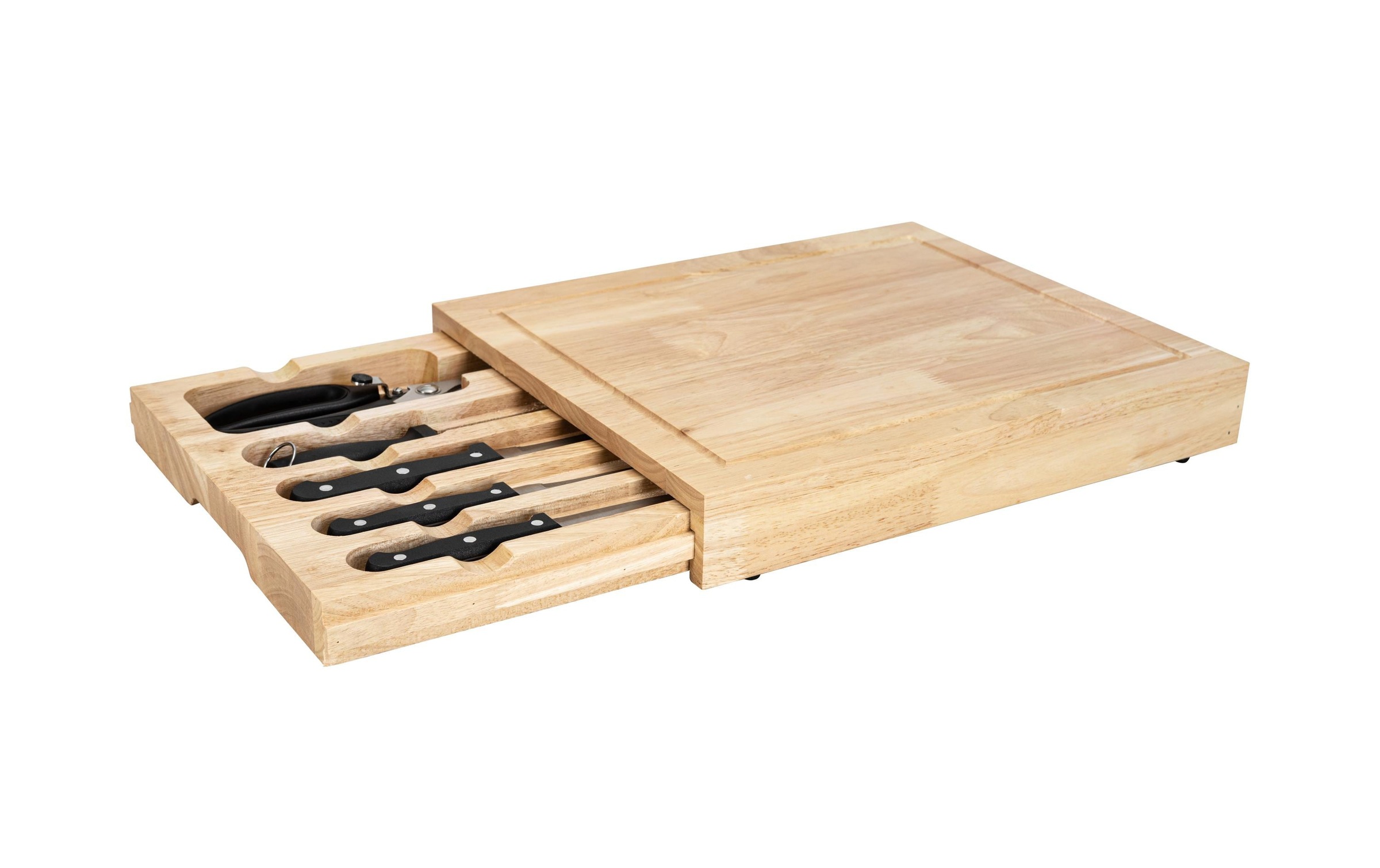 Nouvel Messer-Set »Grill-Messerset«, (6 tlg.), Holzart: Gummibaum